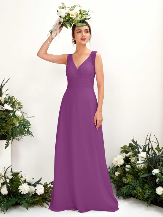 Karen Purple Sleeveless Maxi Dress