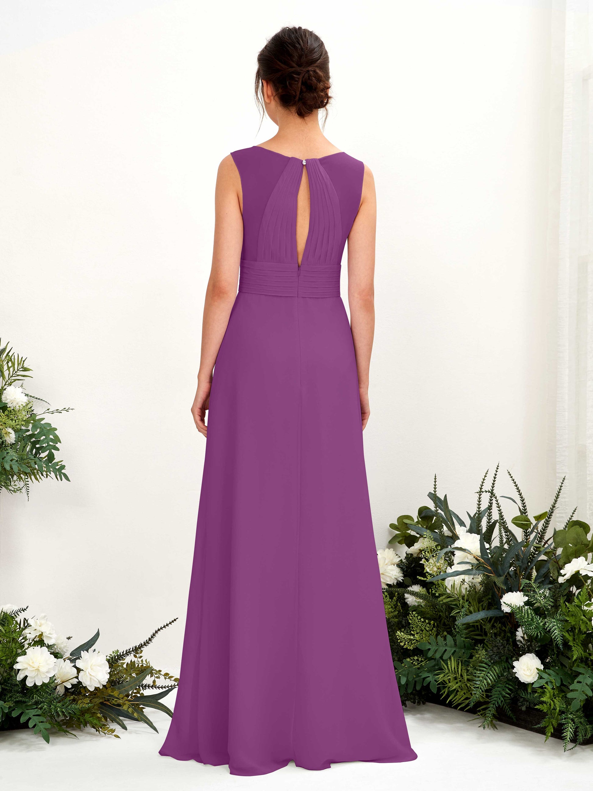 Karen Purple Sleeveless Maxi Dress