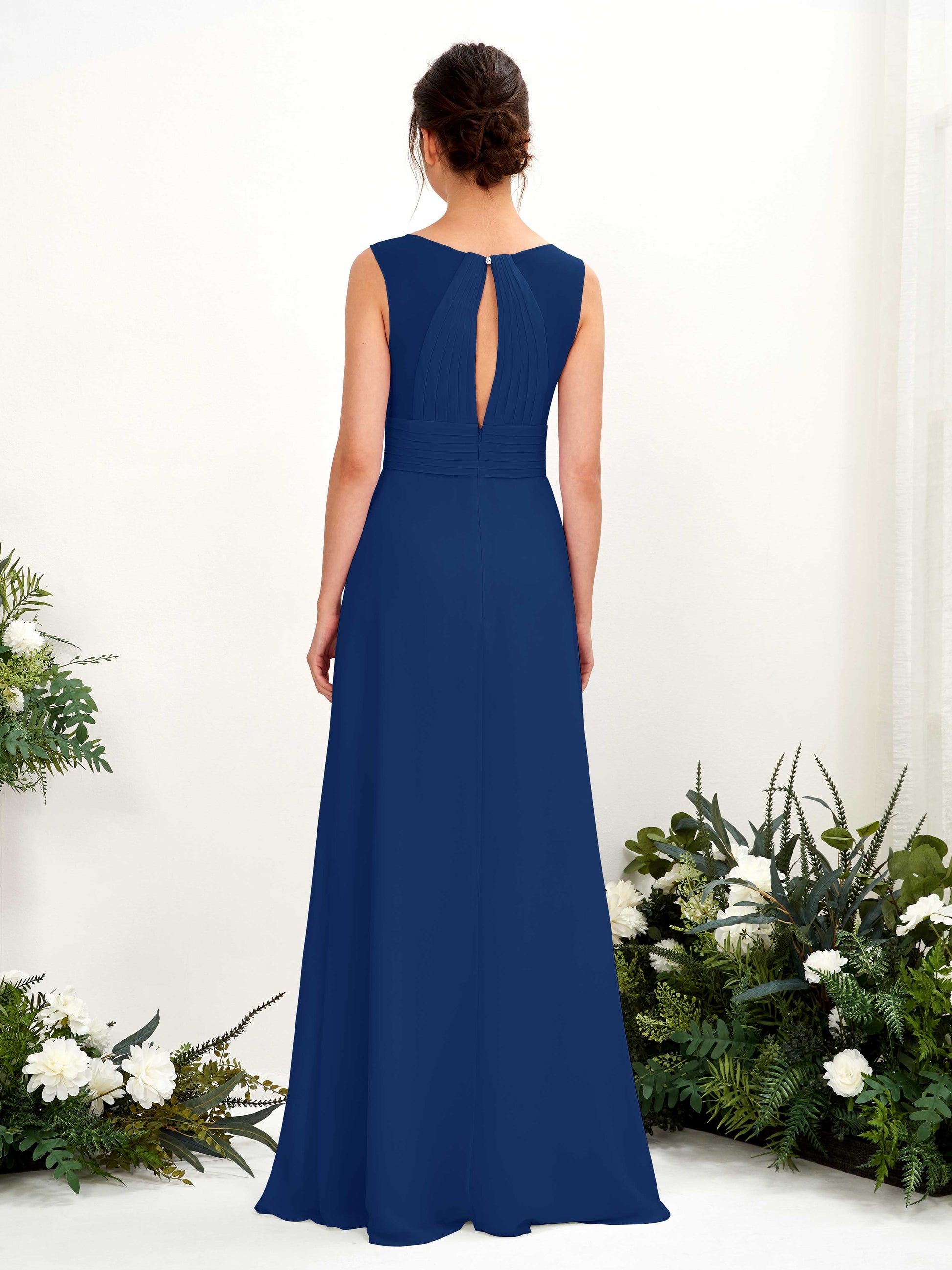 Karen Royal Blue Sleeveless Maxi Dress