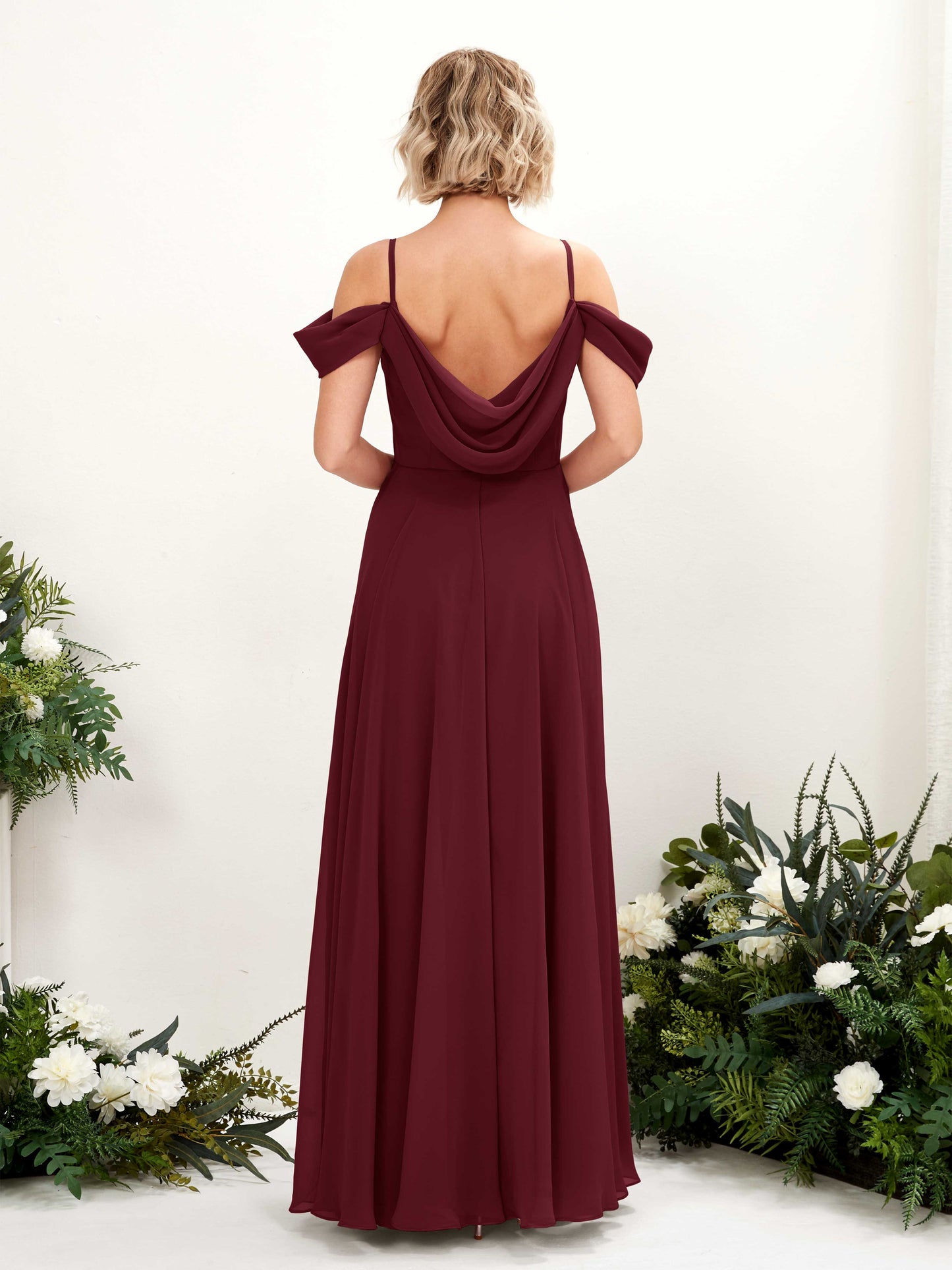 Kauku Burgundy Sleeveless Maxi Dress