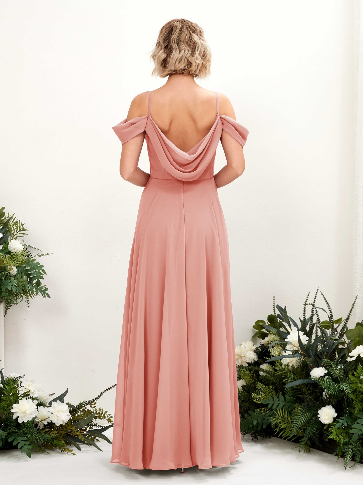 Kauku Champagne Rose Sleeveless Maxi Dress