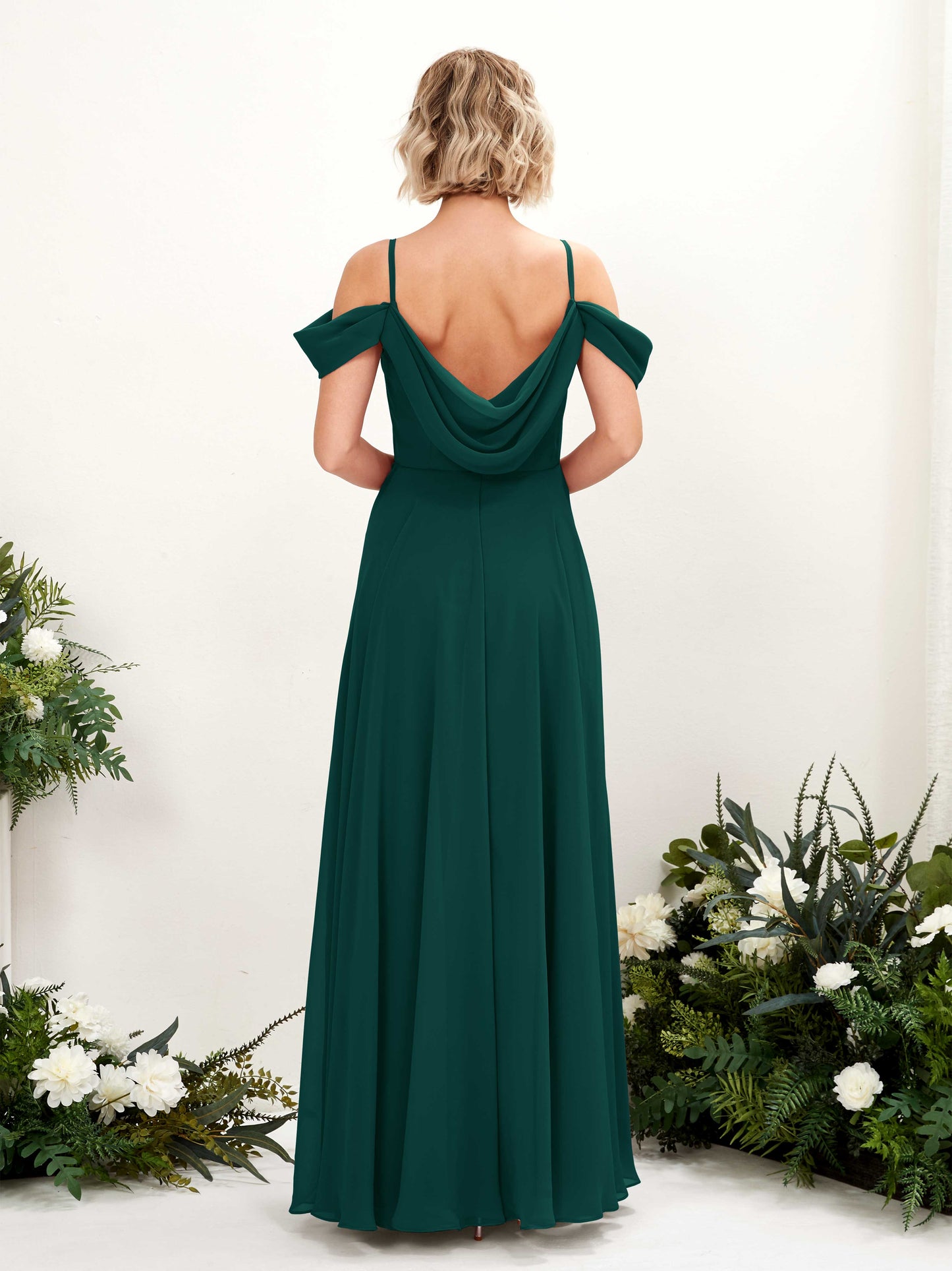 Kauku Dark Emerald Sleeveless Maxi Dress