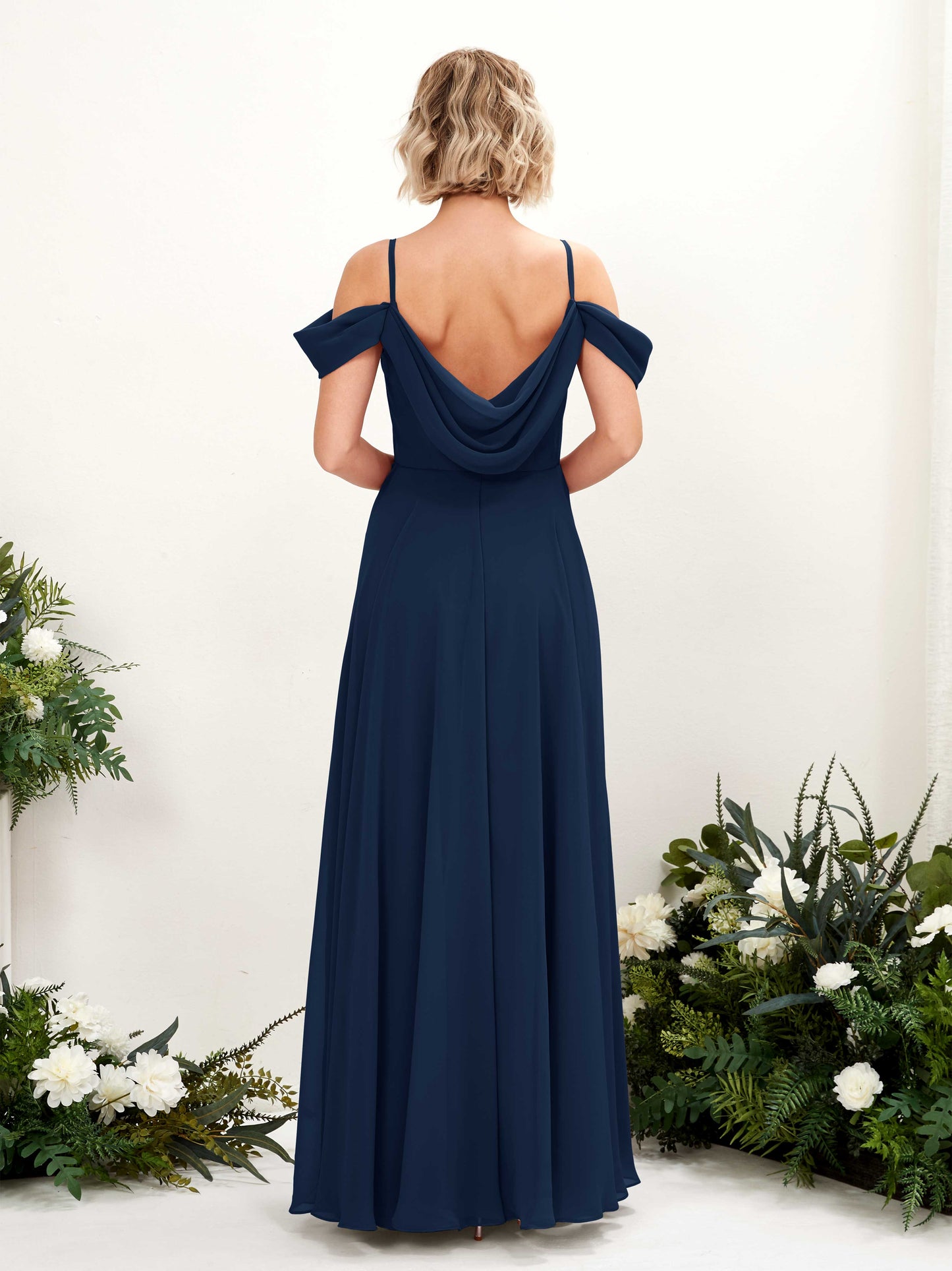 Kauku Navy Sleeveless Maxi Dress