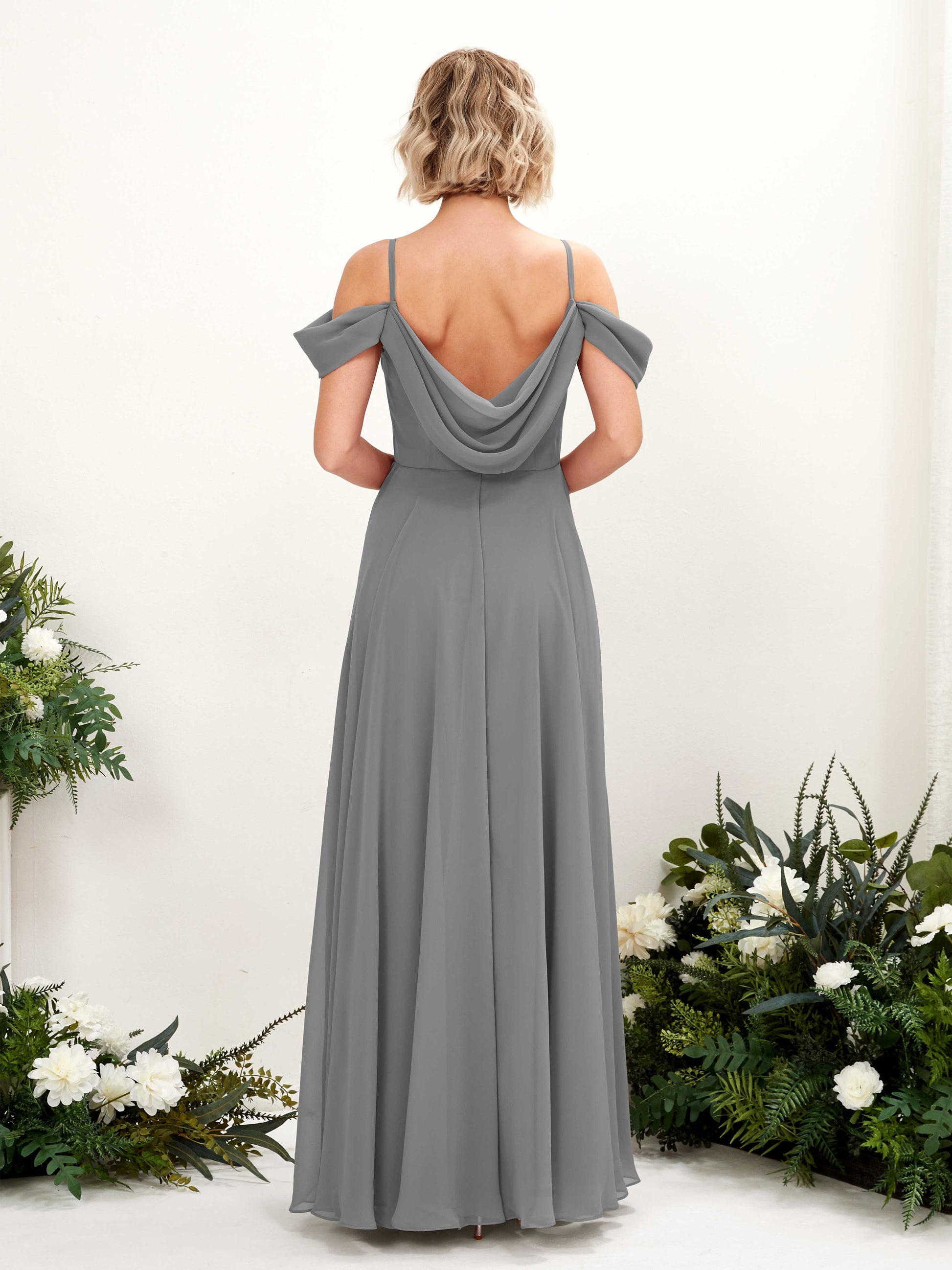 Kauku Steel Gray Sleeveless Maxi Dress