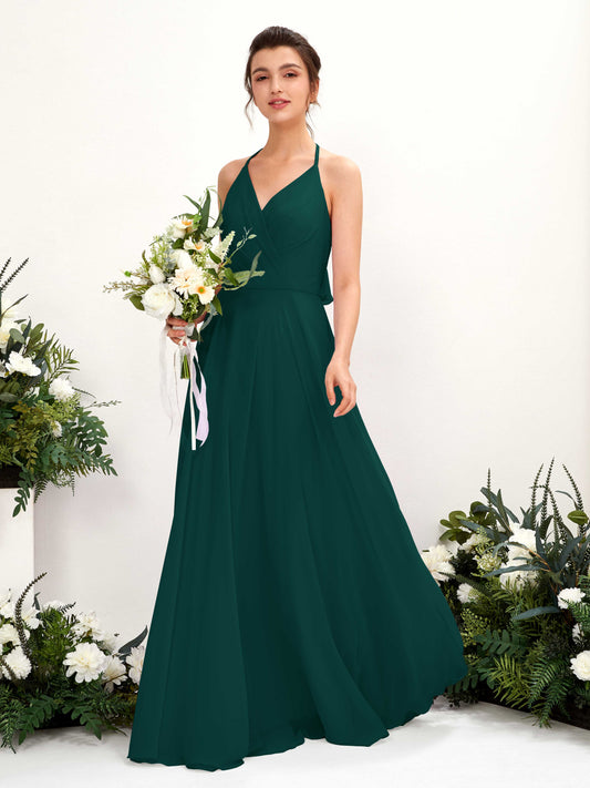 Launo Dark Emerald Sleeveless Maxi Dress