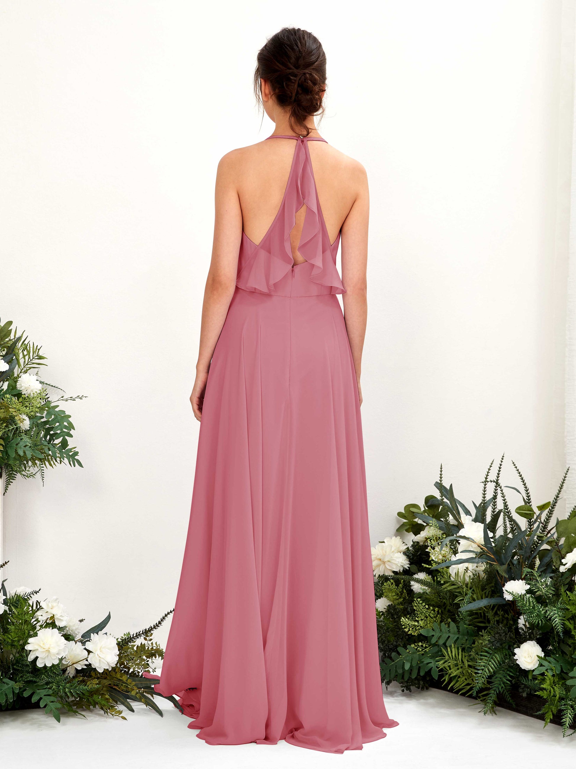 Launo Desert Rose Sleeveless Maxi Dress