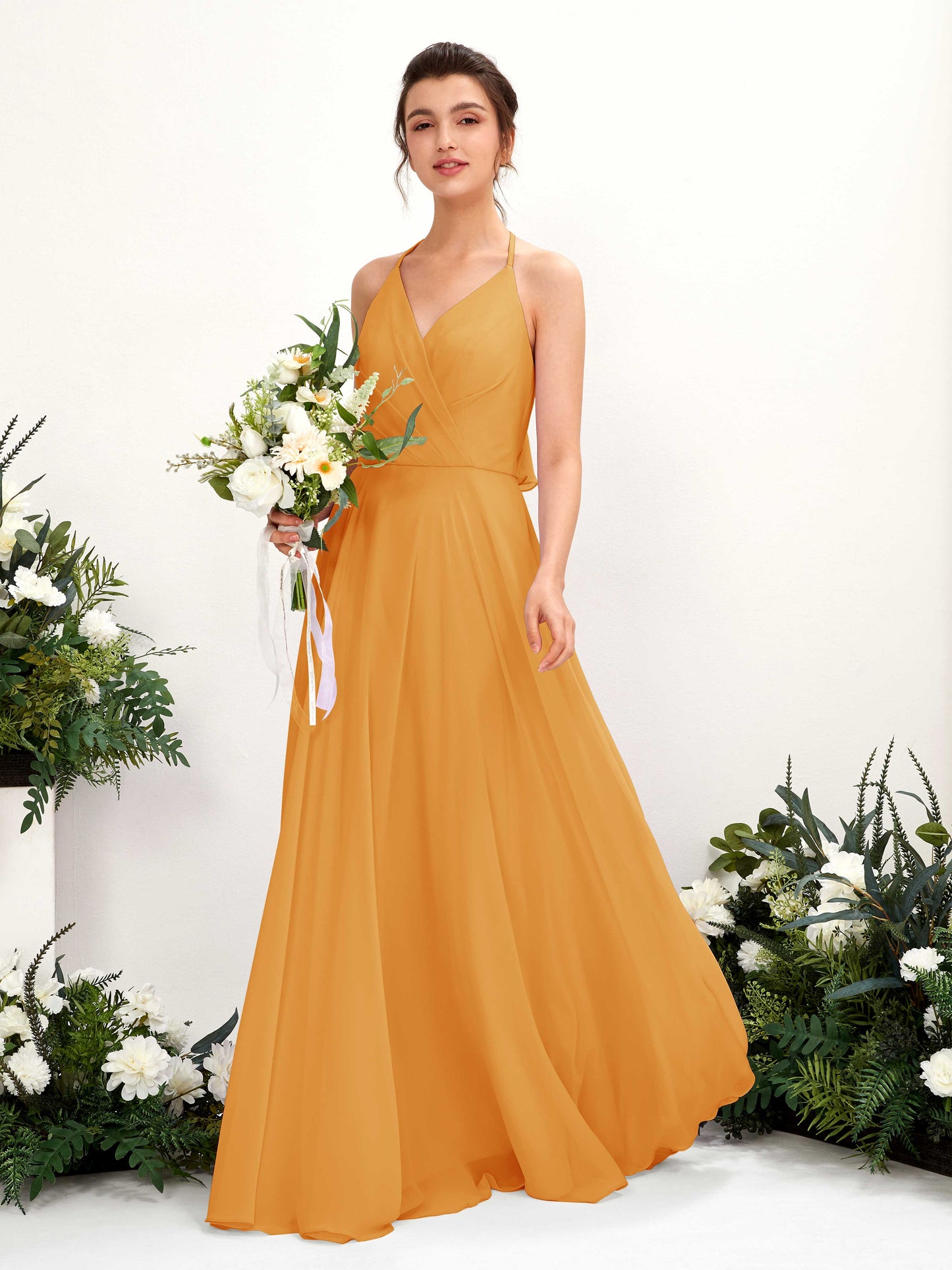 Launo Mango Sleeveless Maxi Dress