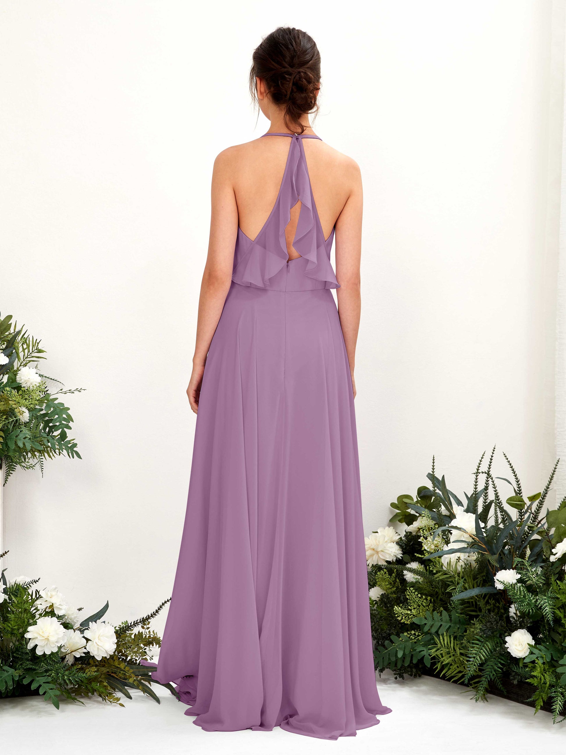 Launo Orchid Mist Sleeveless Maxi Dress