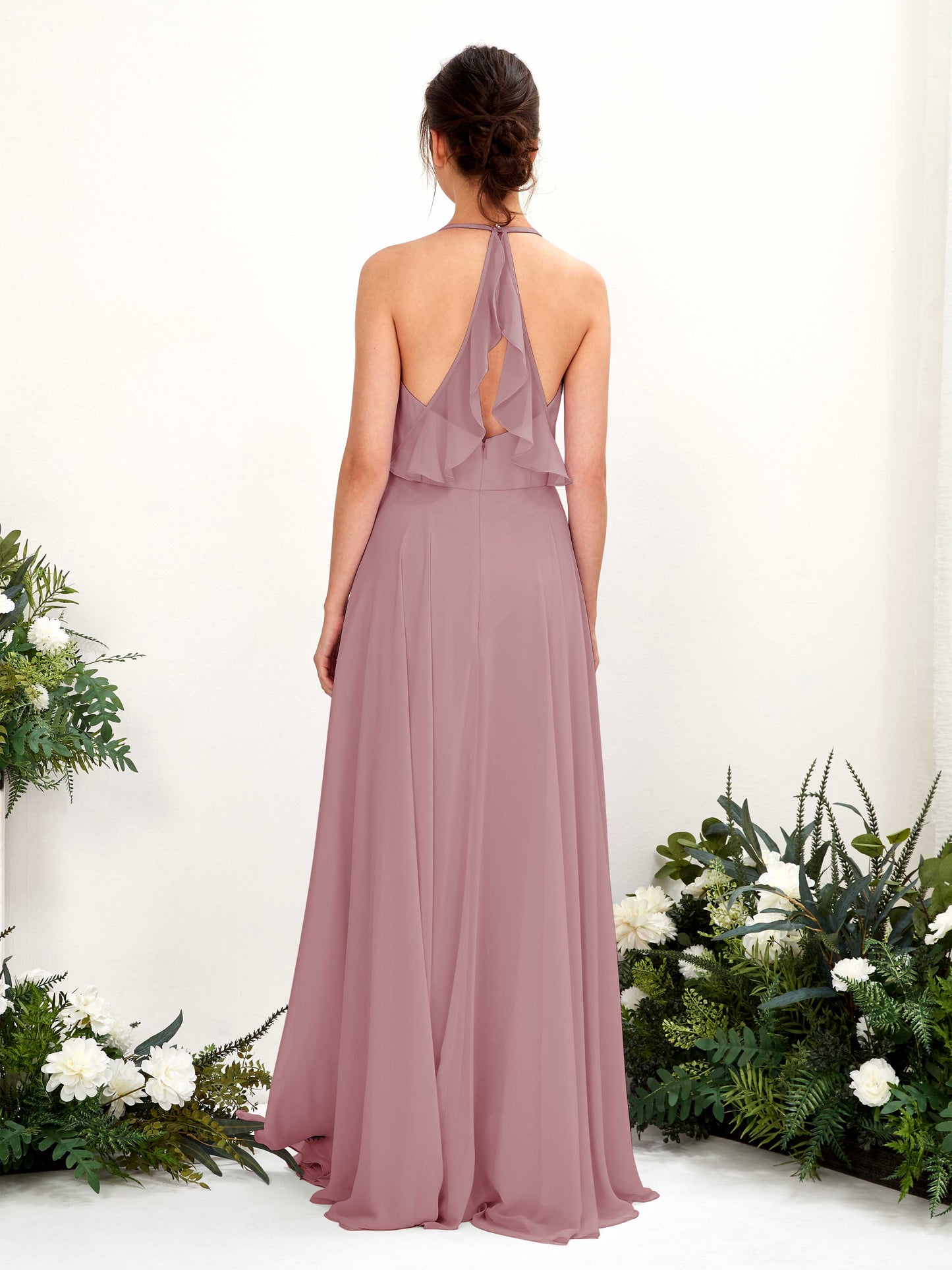 Launo Vintage Mauve Sleeveless Maxi Dress