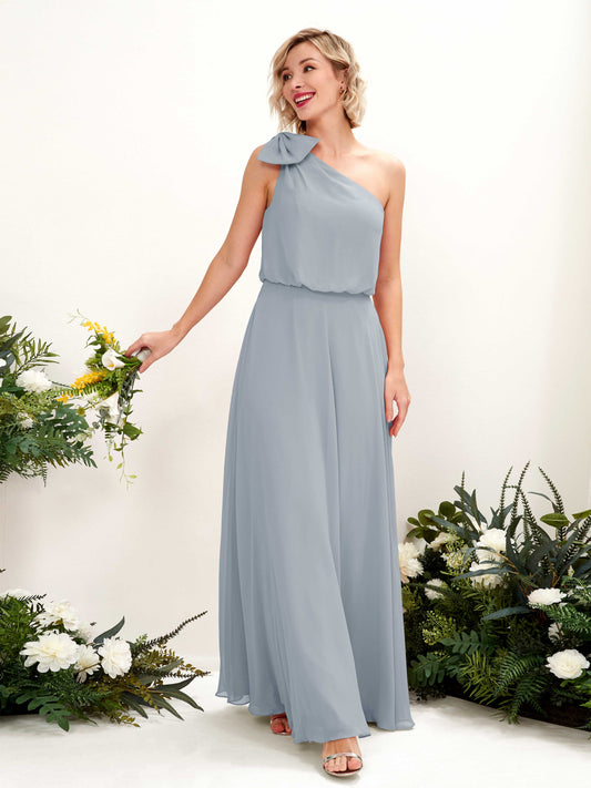 Laurel Dusty Blue-Upgrade One Shoulder Maxi Dress