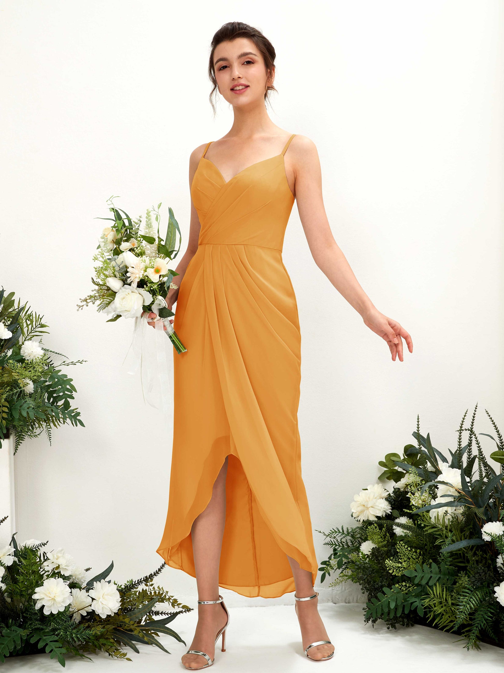 Liliane Mango Sleeveless Midi Dress