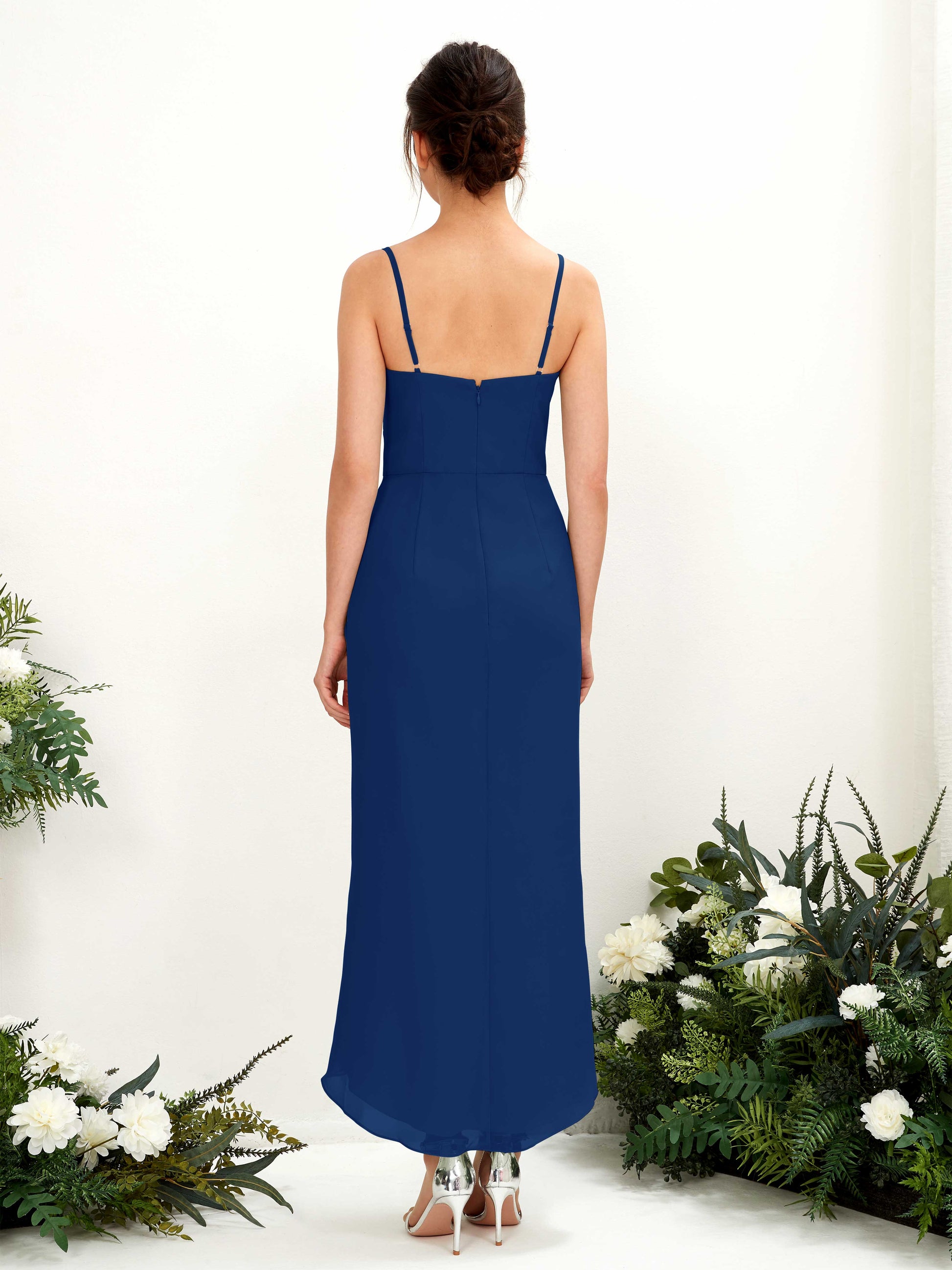 Liliane Royal Blue Sleeveless Midi Dress