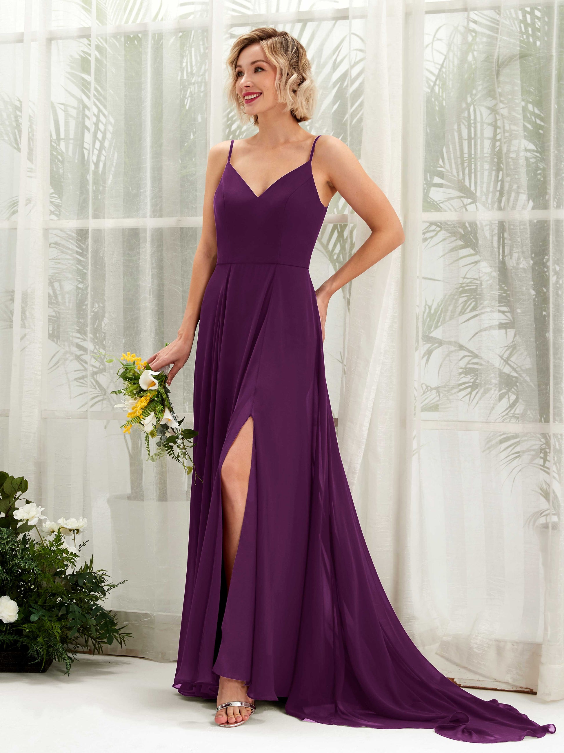 Mana Grape Sleeveless Maxi Dress