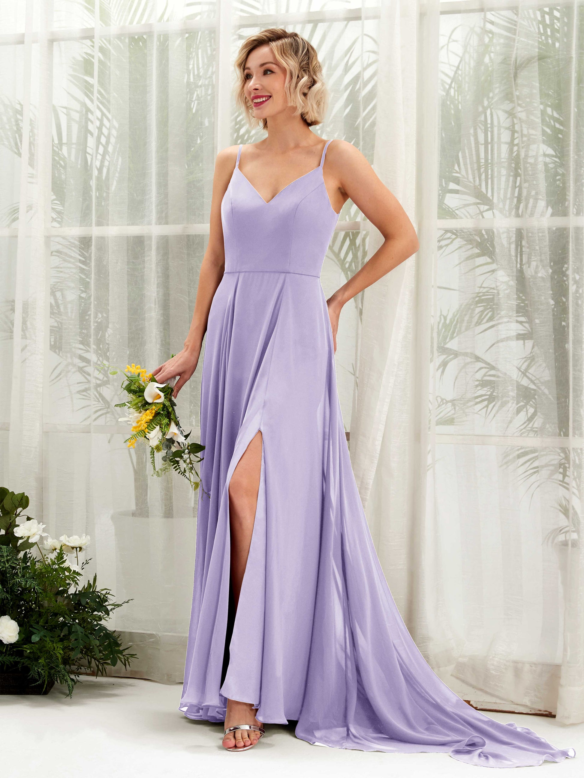 Mana Lilac Sleeveless Maxi Dress