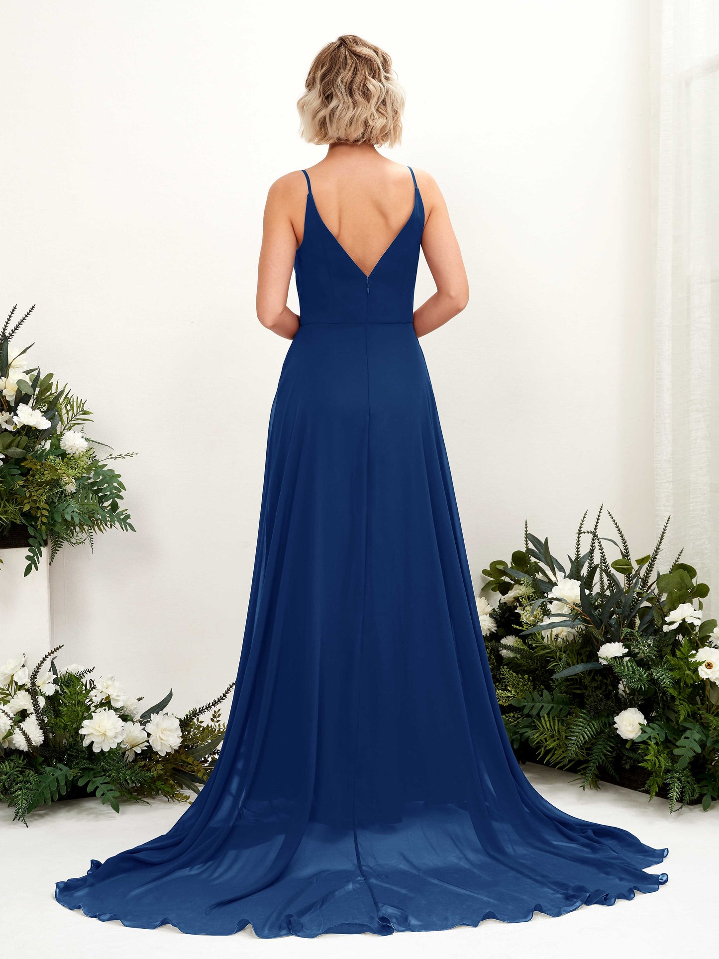 Mana Royal Blue Sleeveless Maxi Dress