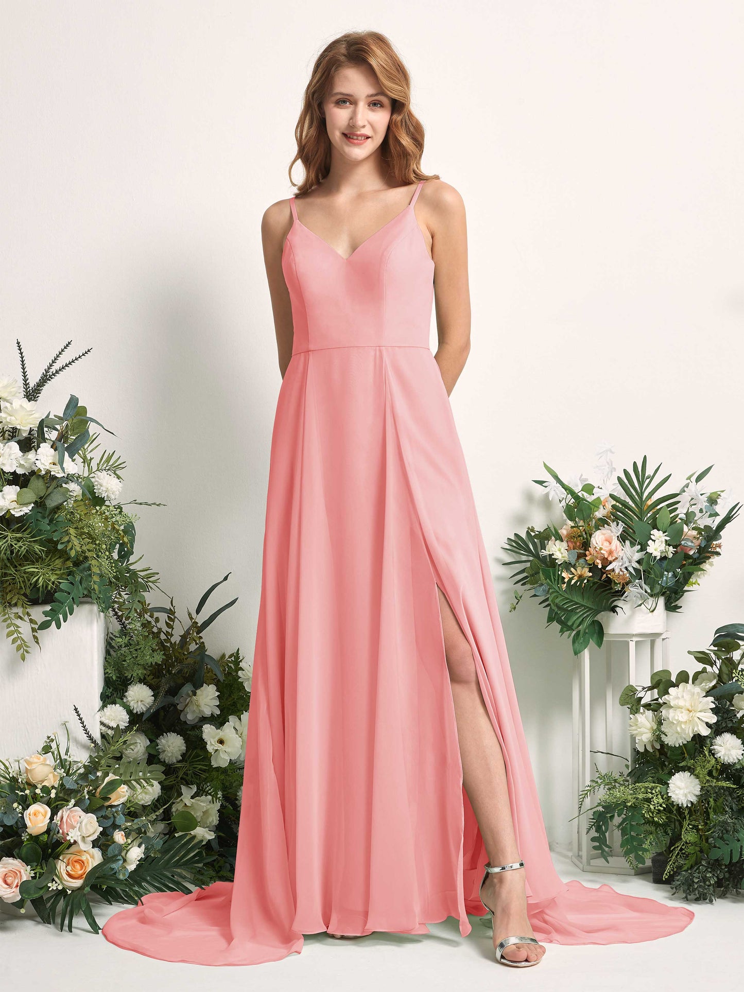 Marcia Ballet Pink Sleeveless Maxi Dress