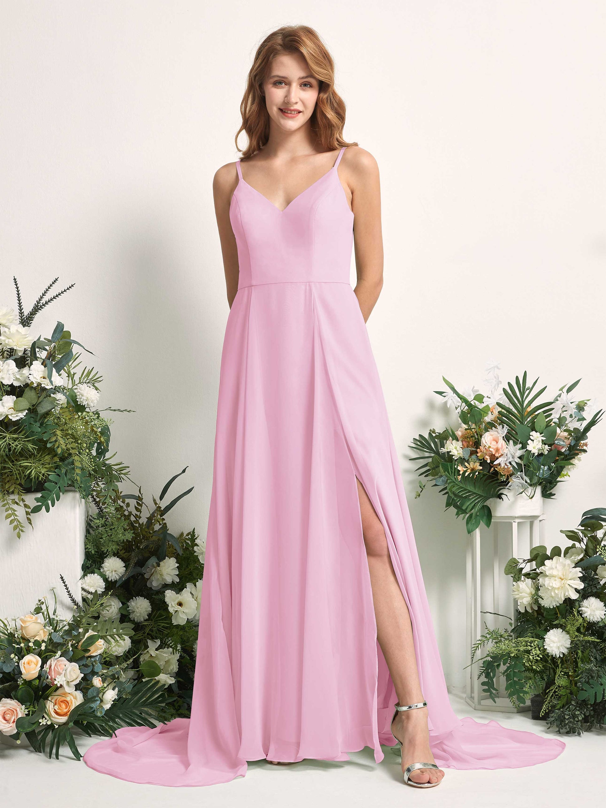 Marcia Candy Pink Sleeveless Maxi Dress