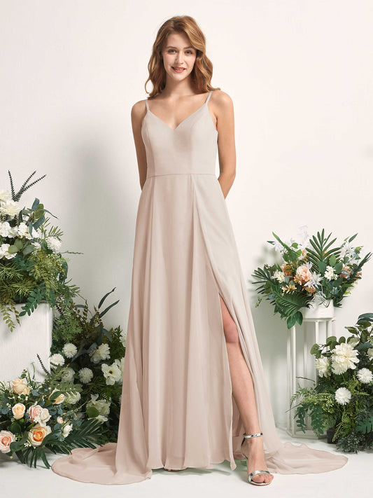 Marcia Champagne Sleeveless Maxi Dress