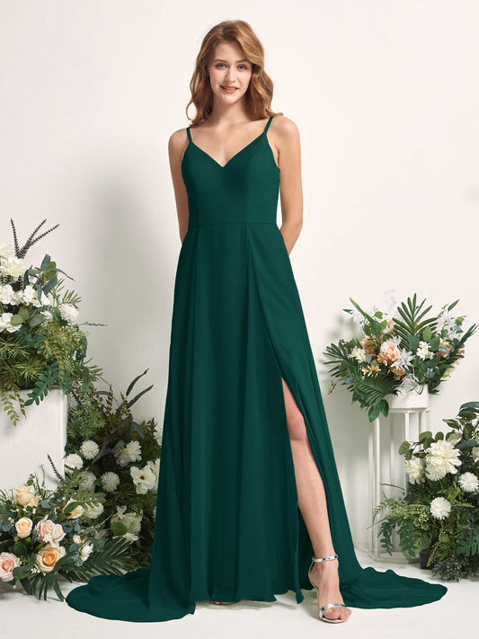 Marcia Dark Emerald Sleeveless Maxi Dress