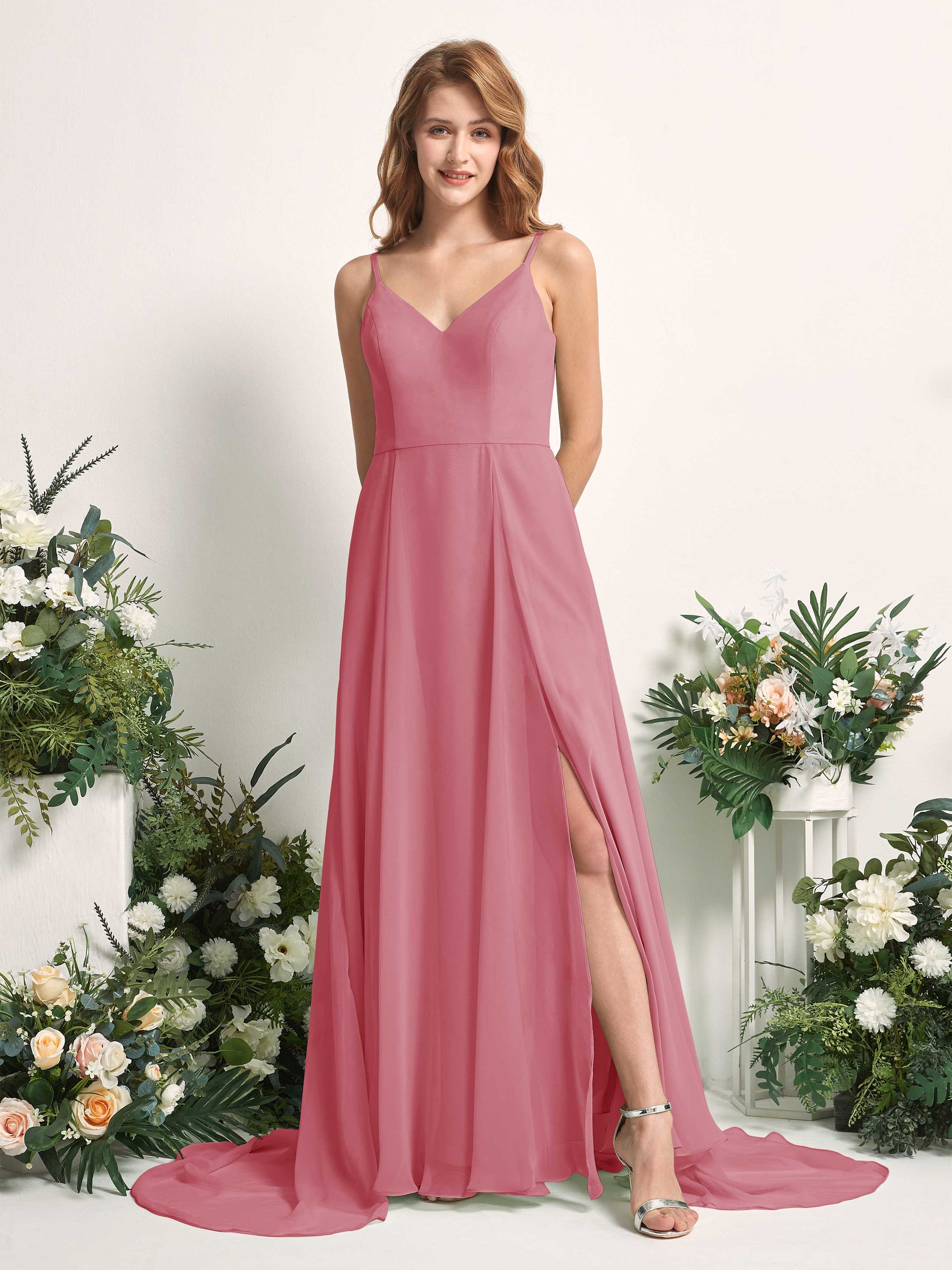 Marcia Desert Rose Sleeveless Maxi Dress