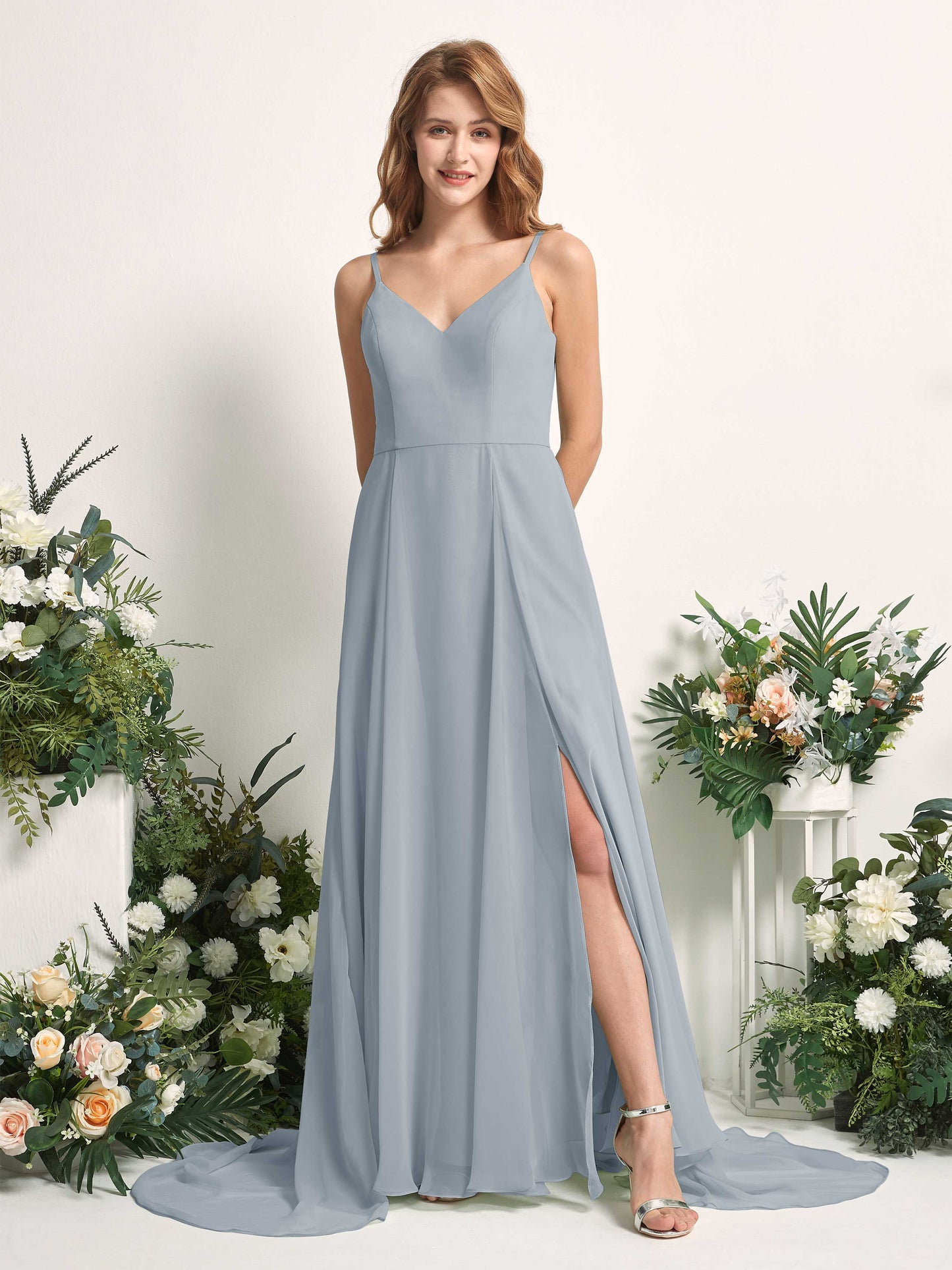 Marcia Dusty Blue-Upgrade Sleeveless Maxi Dress