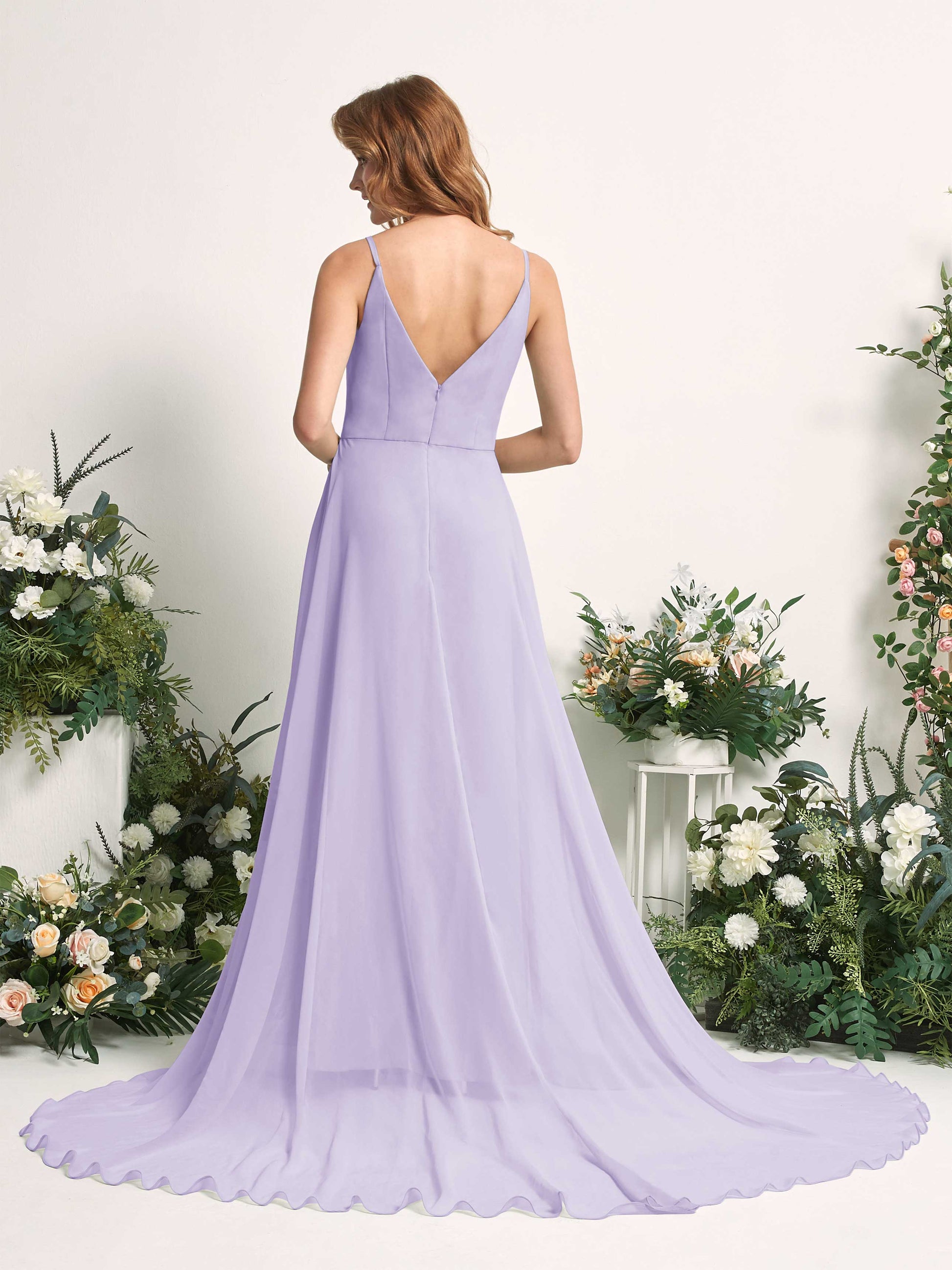 Marcia Lilac Sleeveless Maxi Dress