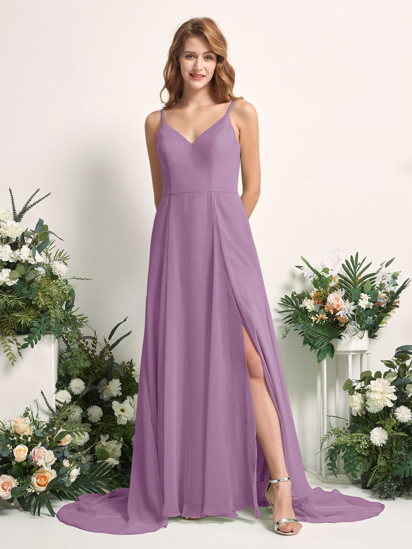 Marcia Orchid Mist Sleeveless Maxi Dress