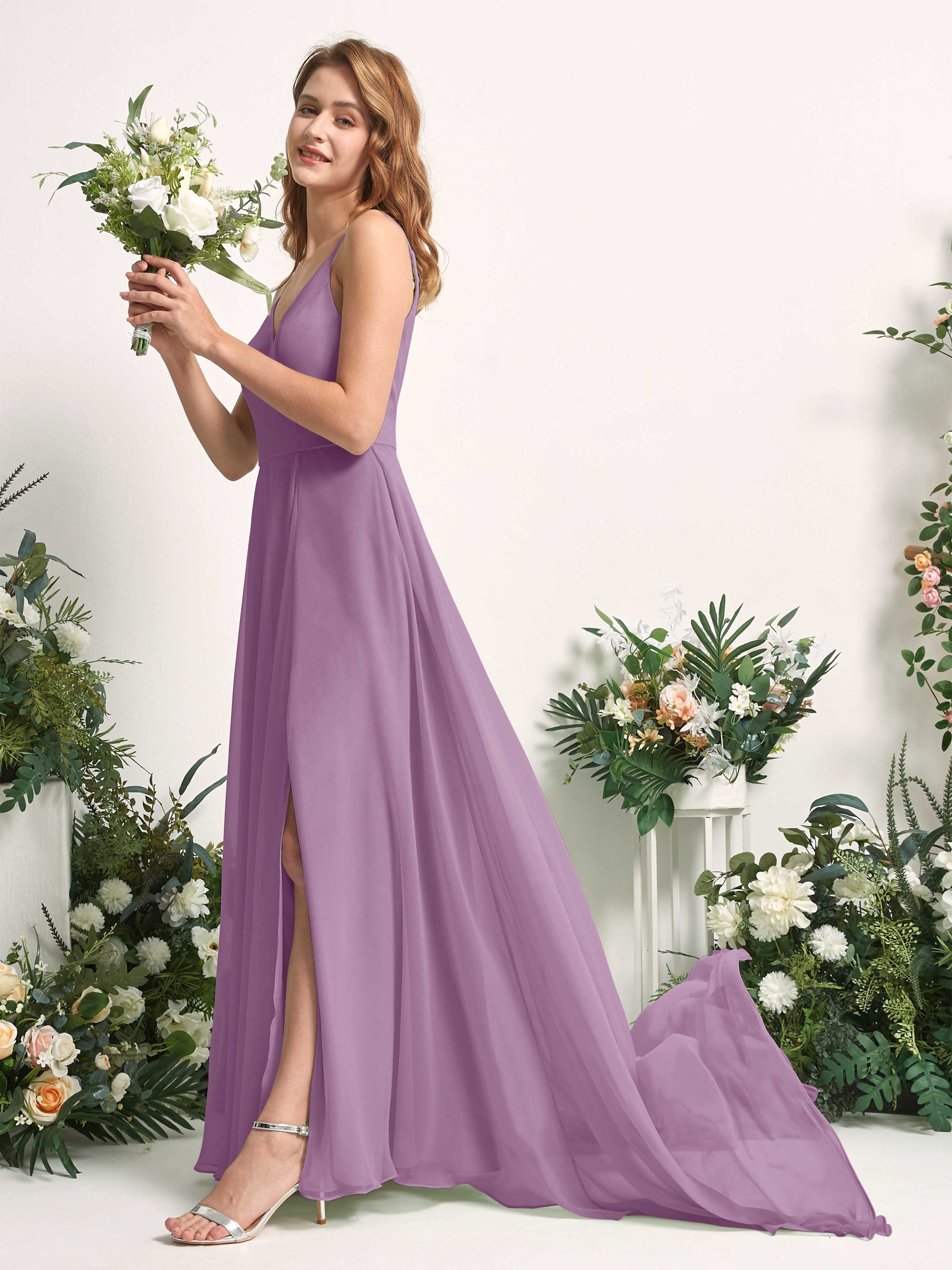 Marcia Orchid Mist Sleeveless Maxi Dress