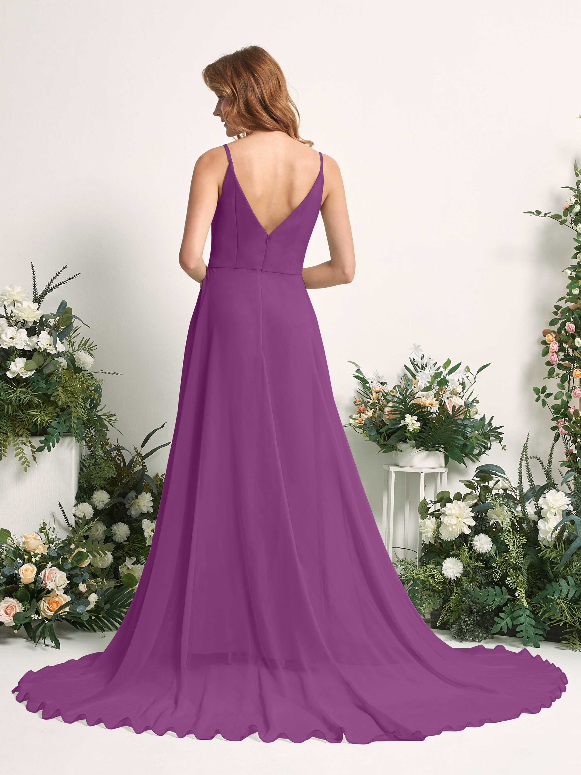 Marcia Purple Sleeveless Maxi Dress