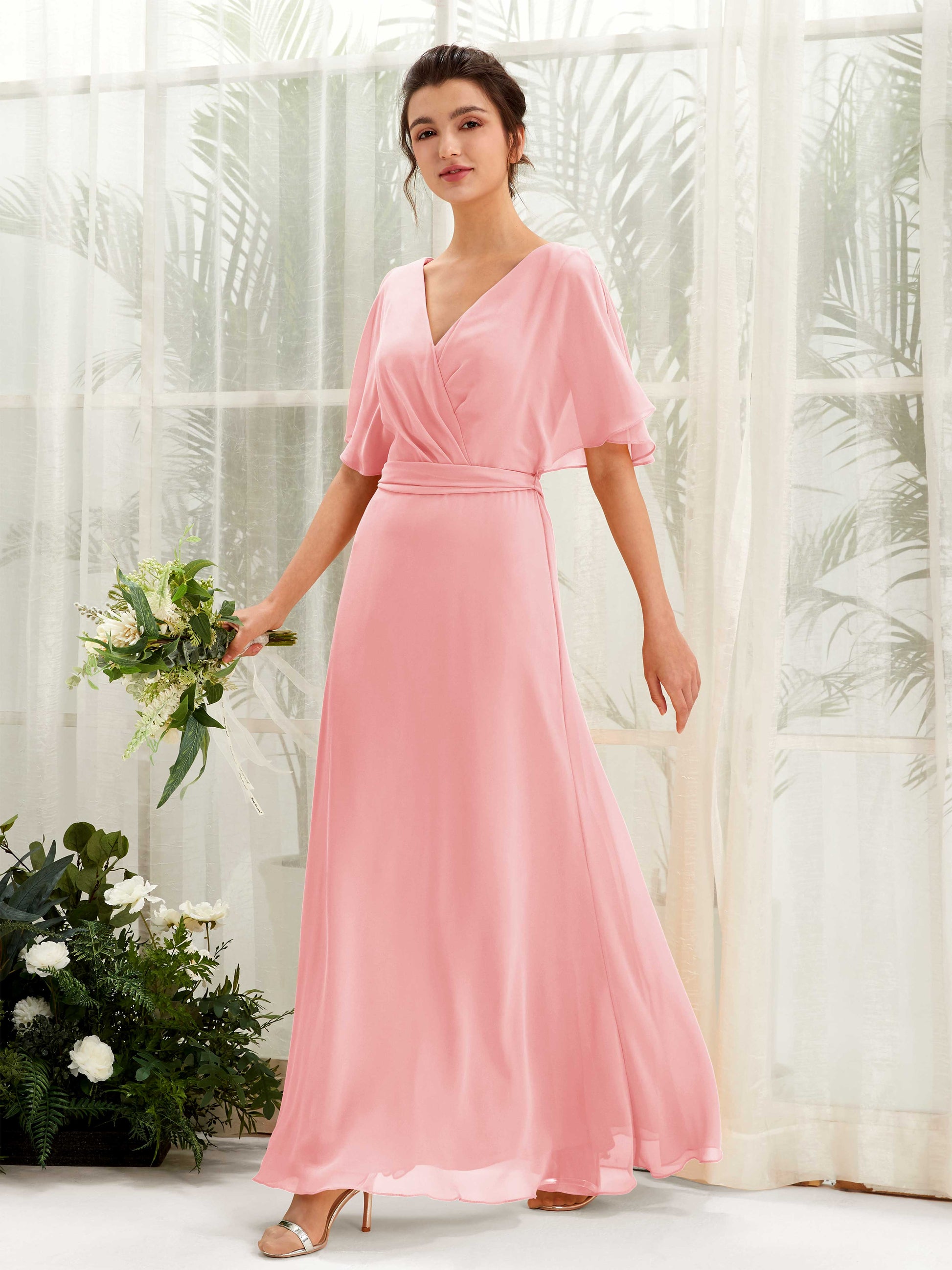 Merta Ballet Pink Maxi Dress