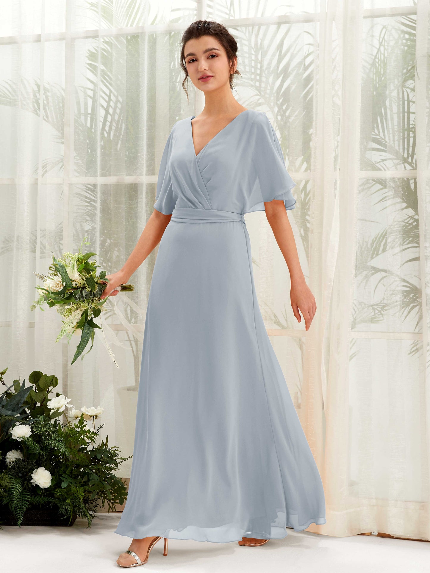 Merta Dusty Blue-Upgrade Maxi Dress