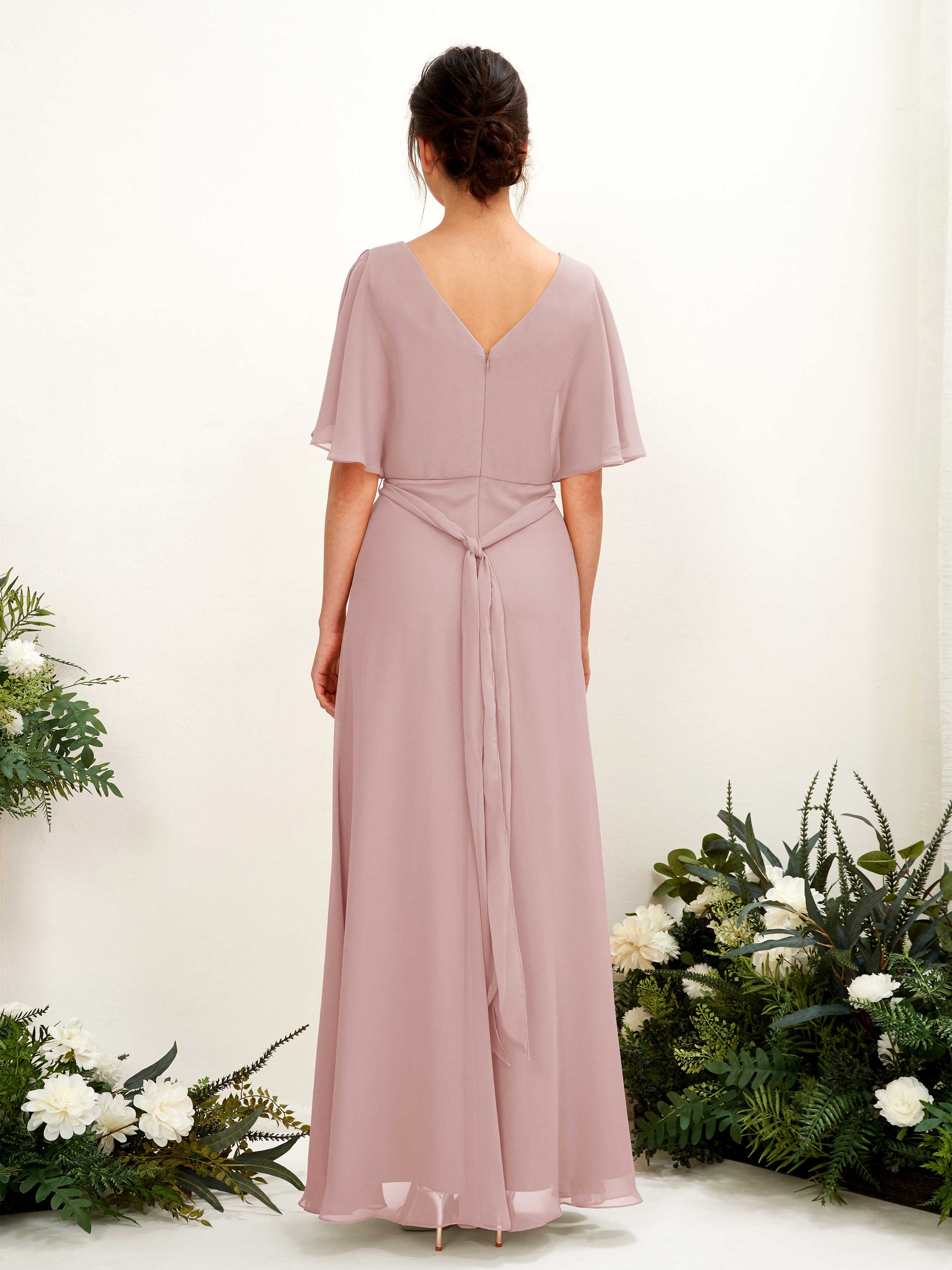 Merta Dusty Rose Maxi Dress