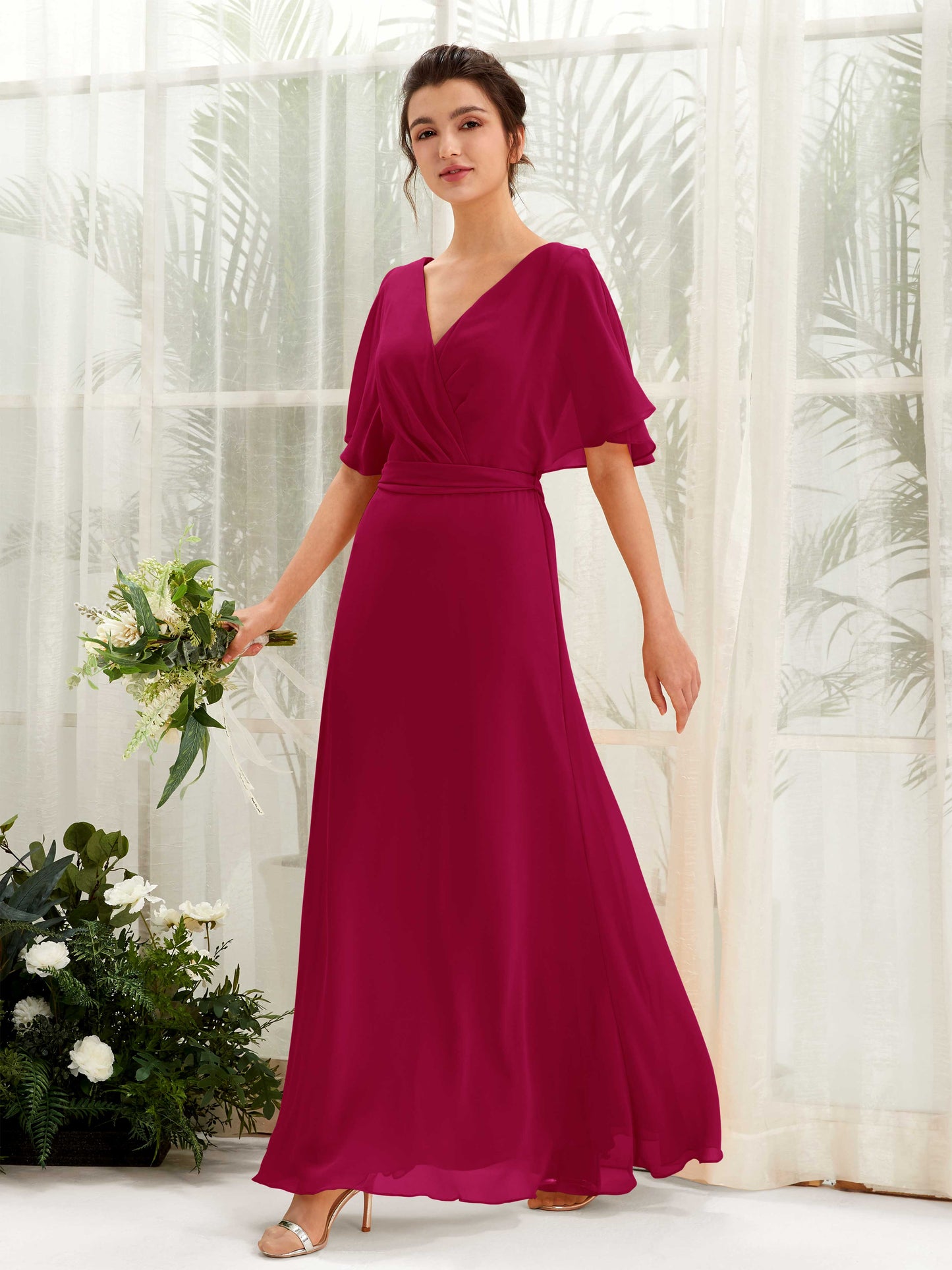 Merta Jester Red Maxi Dress