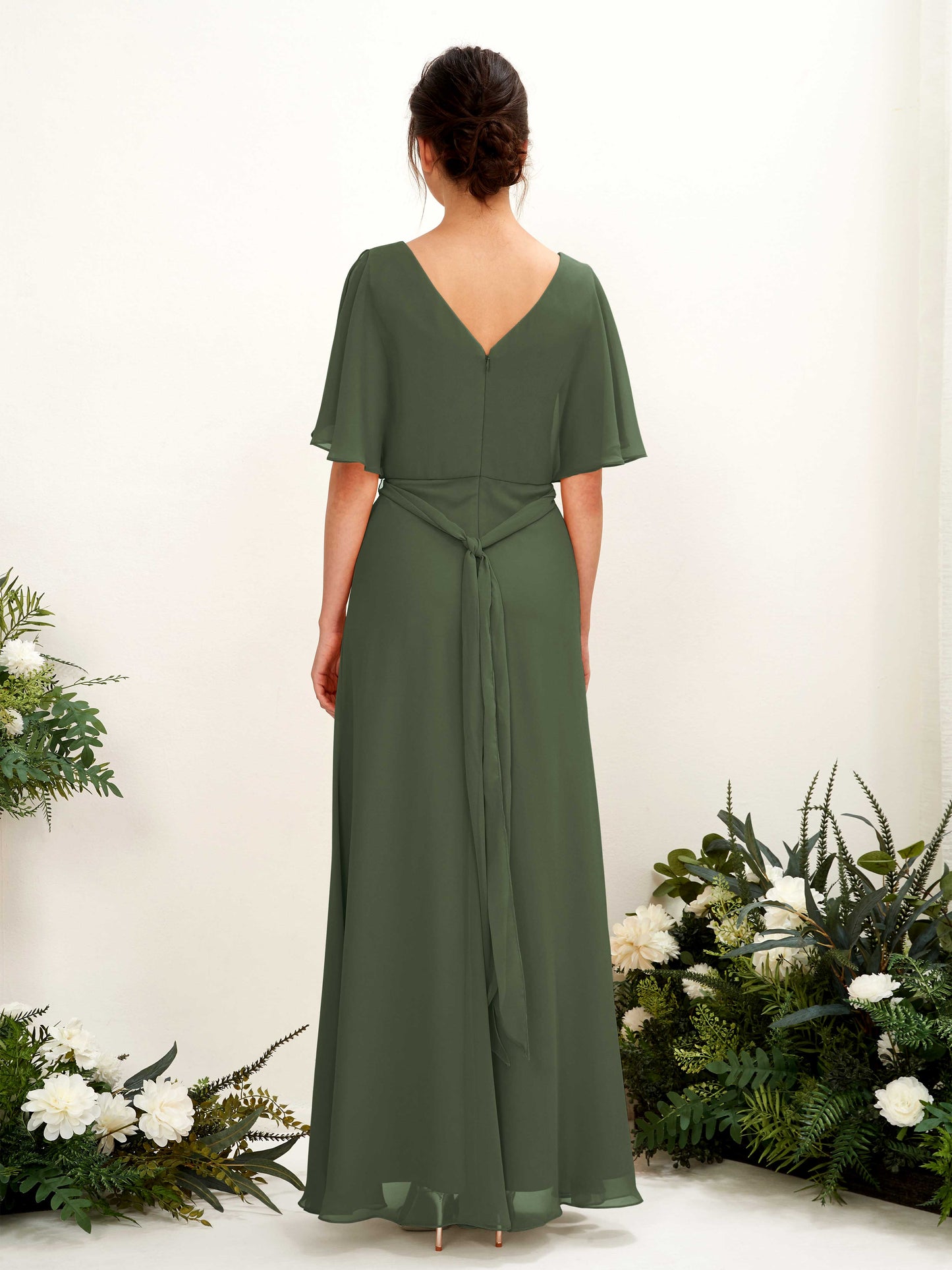 Merta Martini Olive Maxi Dress