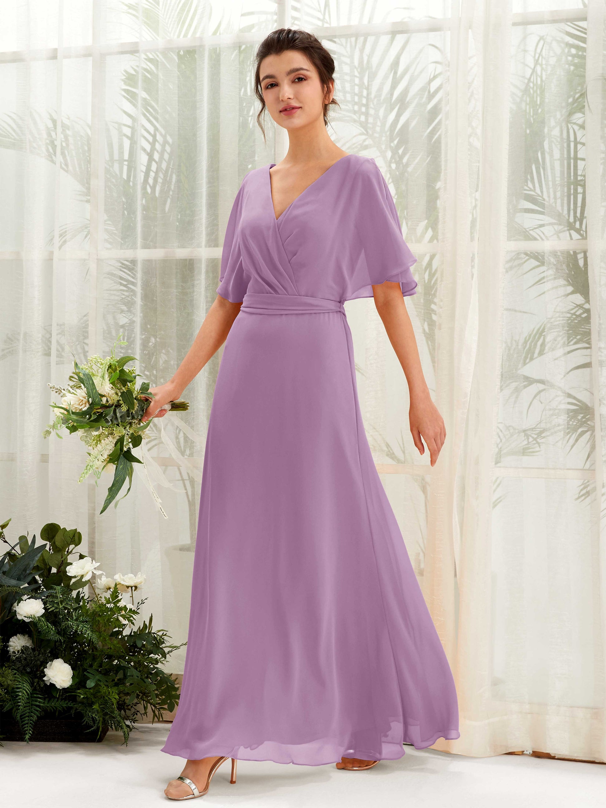 Merta Orchid Mist Maxi Dress