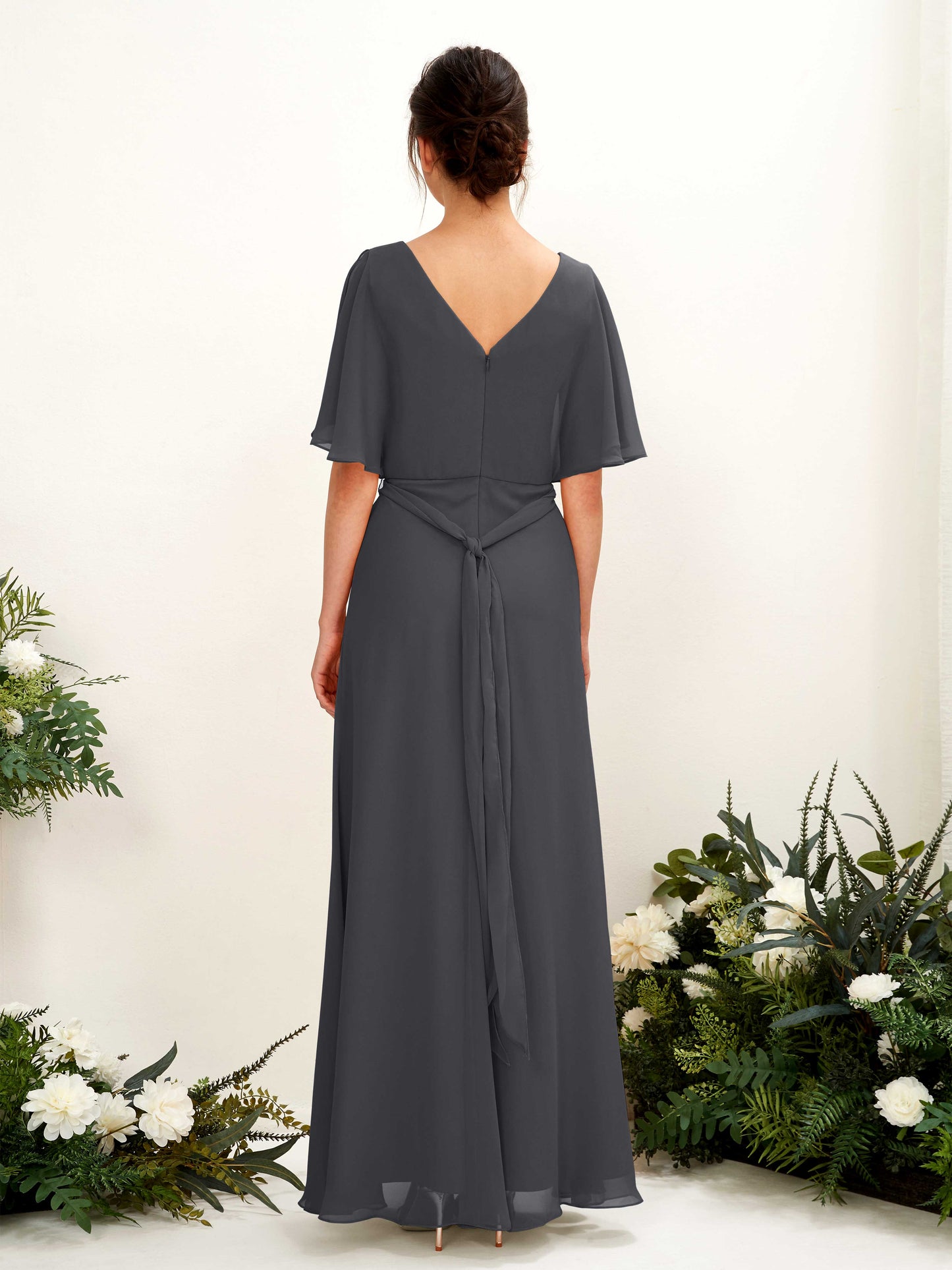 Merta Pewter Maxi Dress