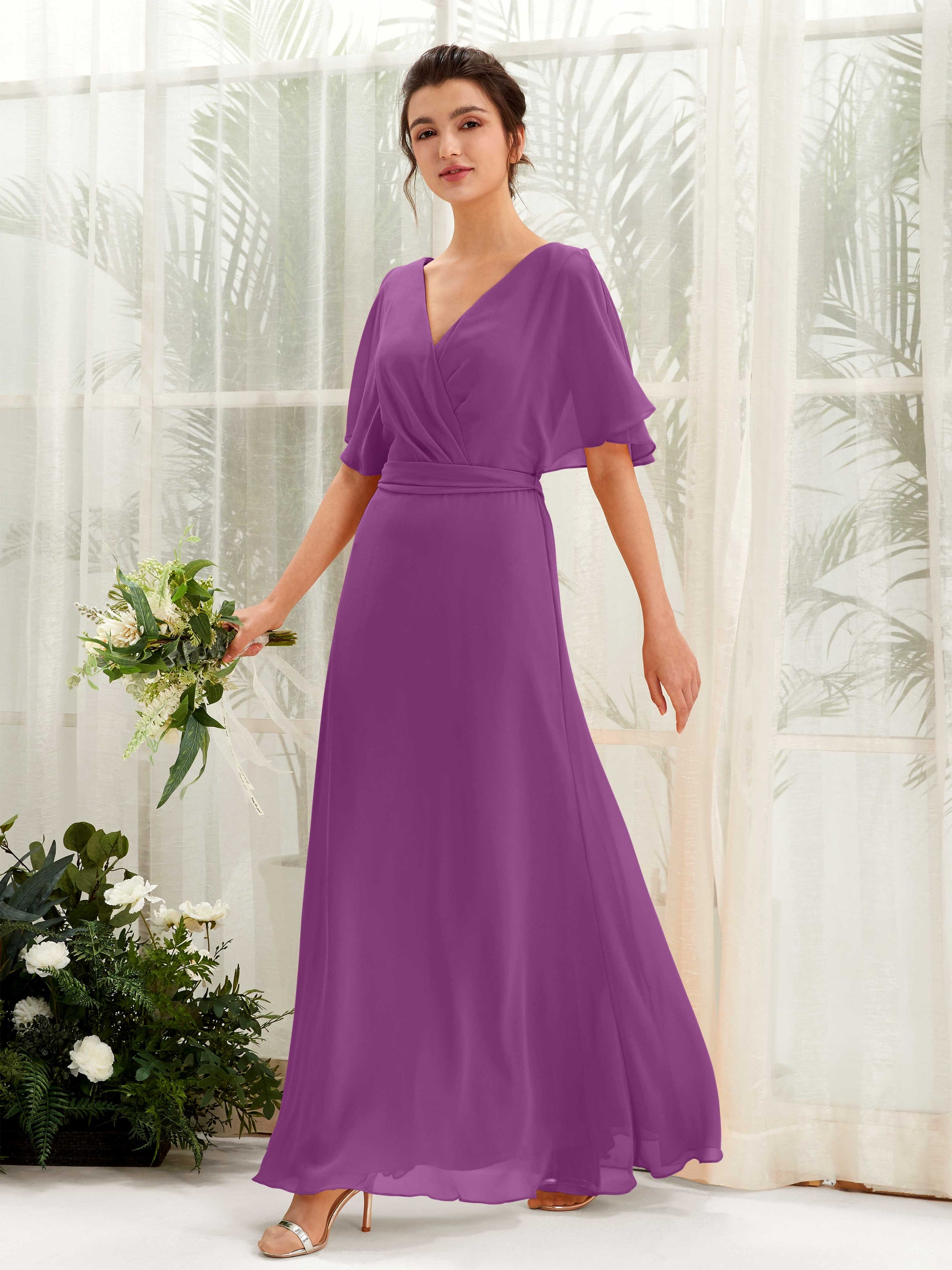 Merta Purple Maxi Dress