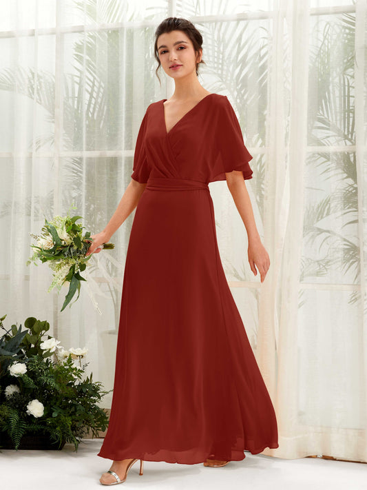 Merta Rust Maxi Dress