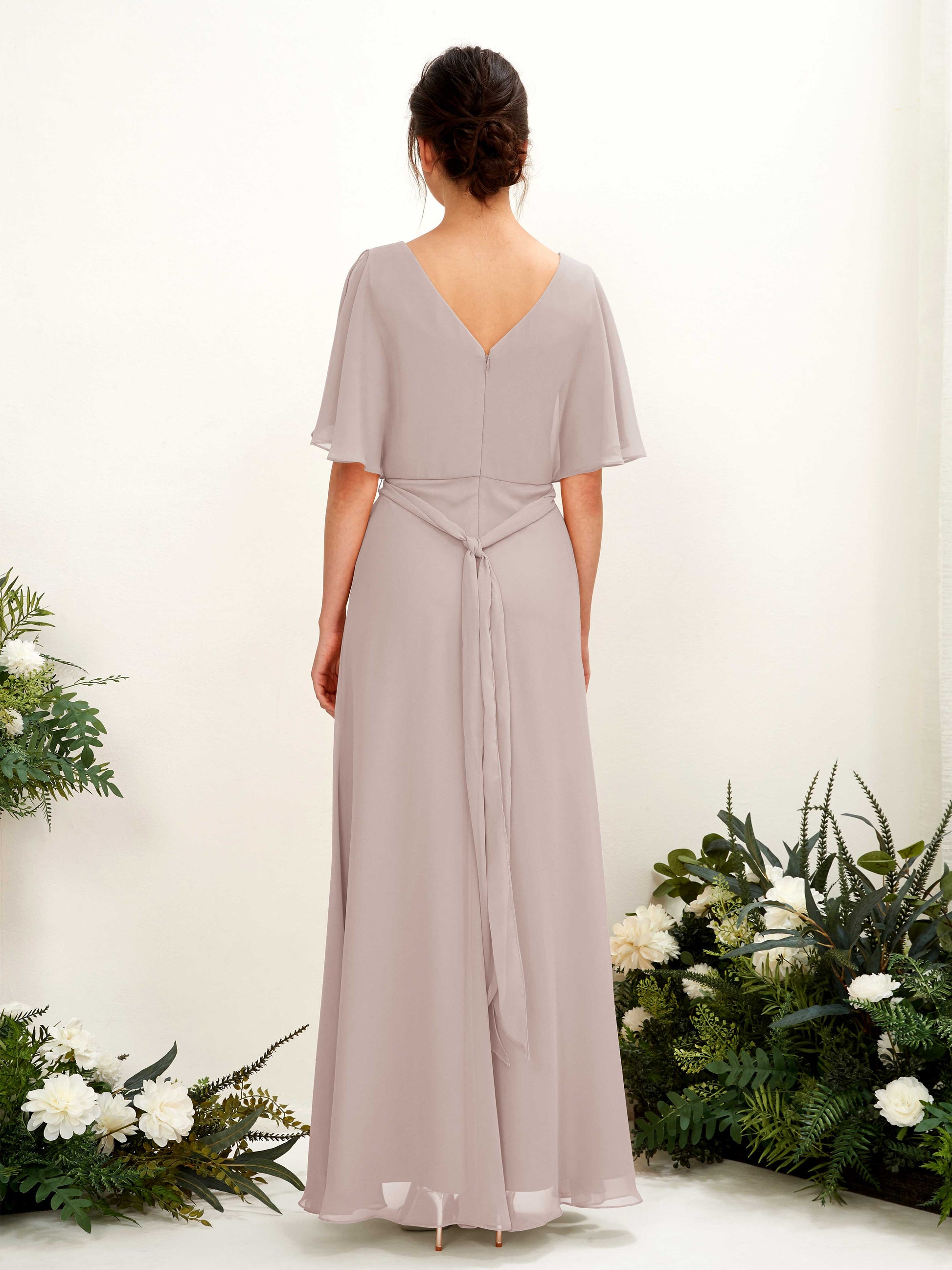 Merta Taupe Maxi Dress