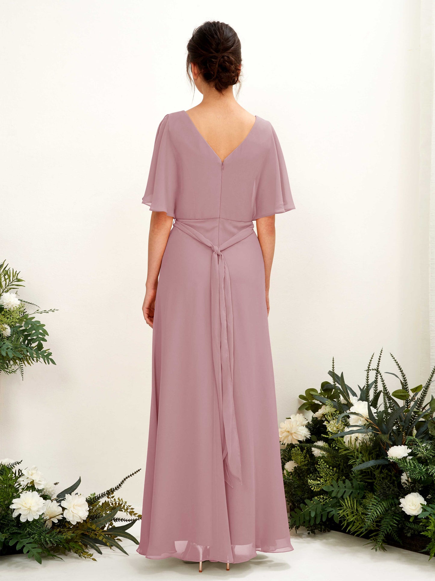 Merta Vintage Mauve Maxi Dress