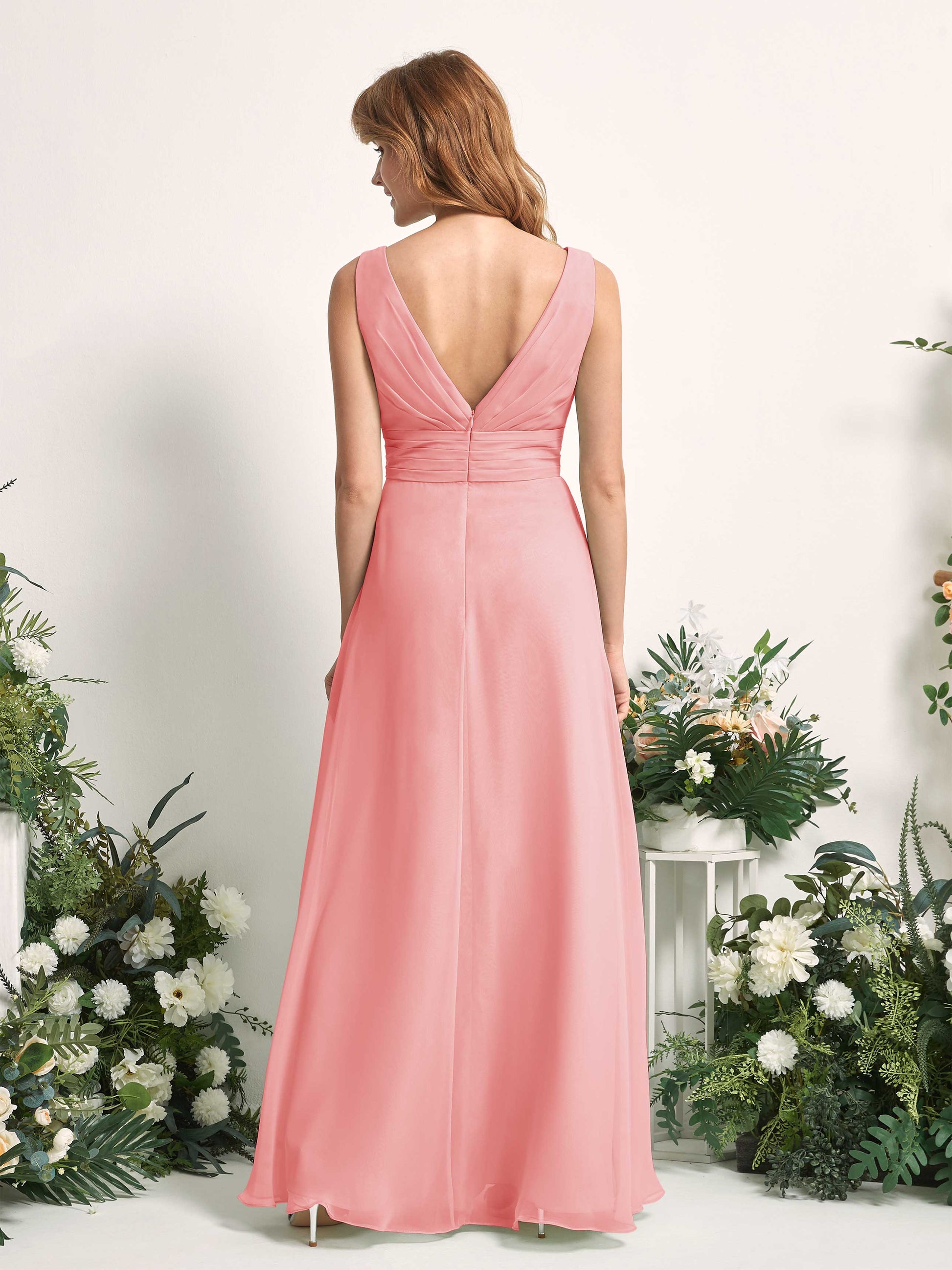 Mollie Ballet Pink Sleeveless Maxi Dress