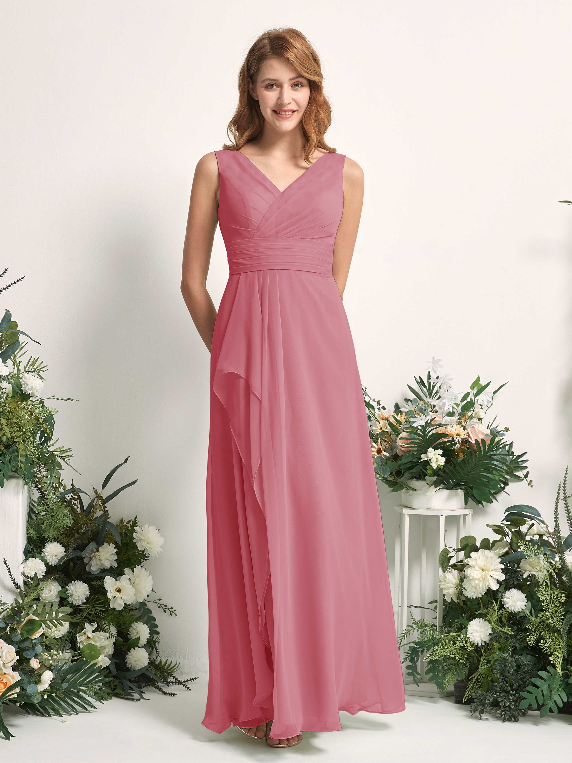 Mollie Desert Rose Sleeveless Maxi Dress