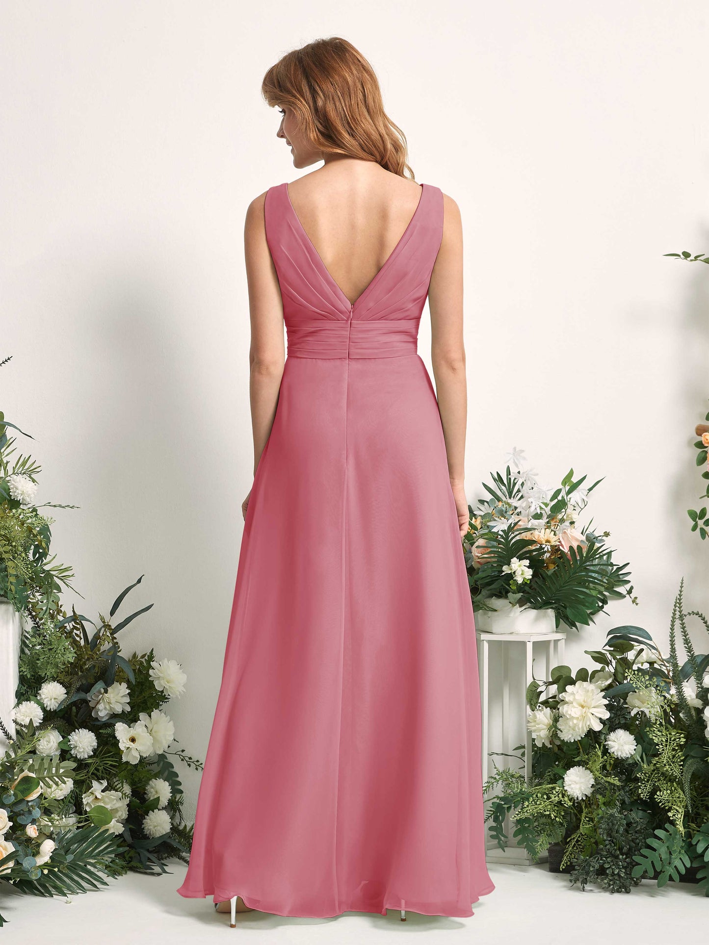 Mollie Desert Rose Sleeveless Maxi Dress