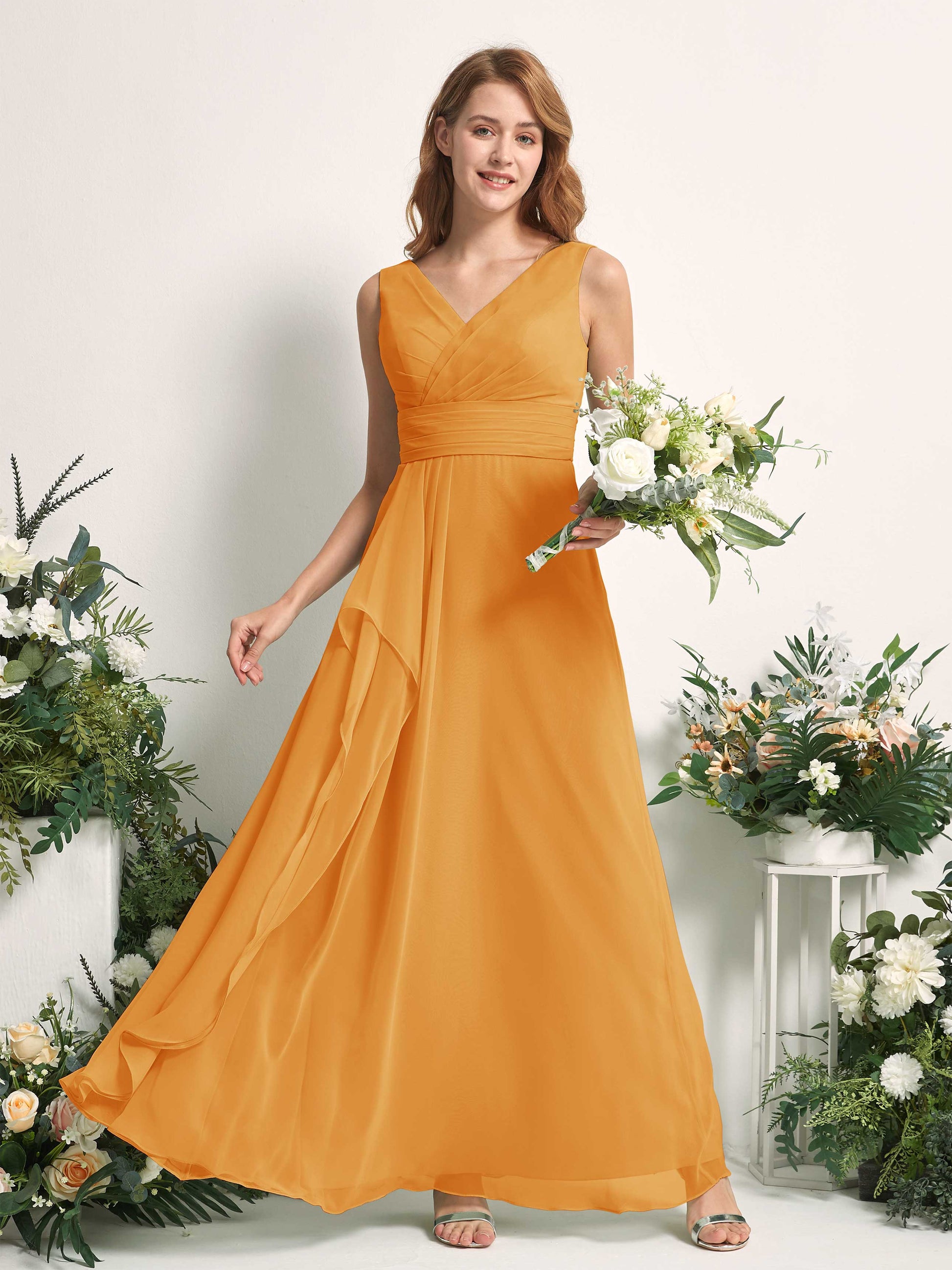 Mollie Mango Sleeveless Maxi Dress