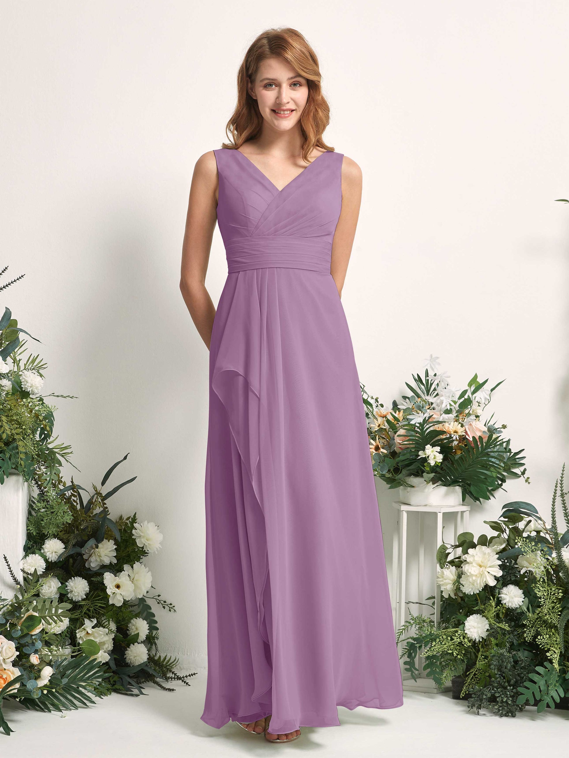 Mollie Orchid Mist Sleeveless Maxi Dress