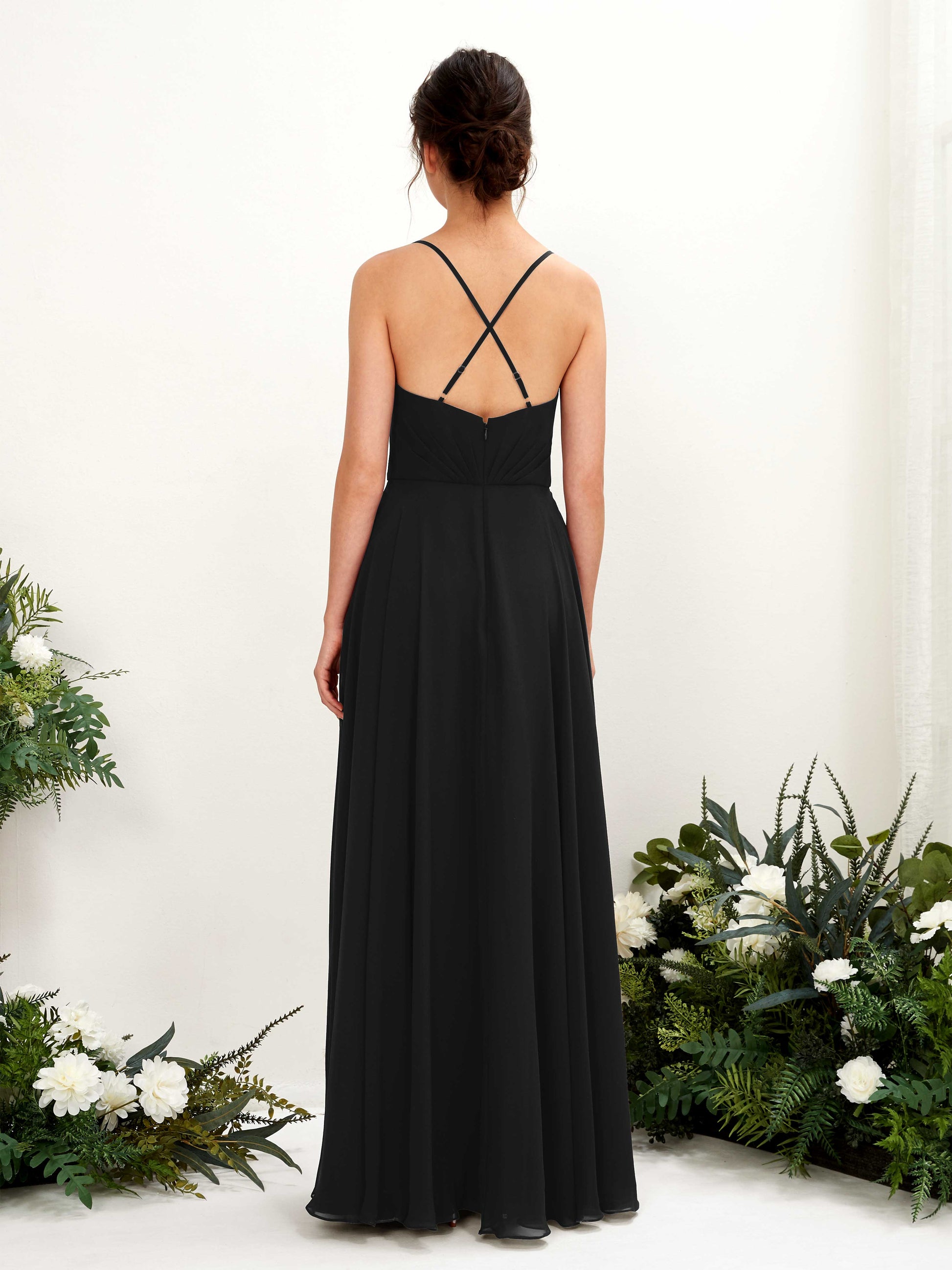 Naura Black Sleeveless Maxi Dress