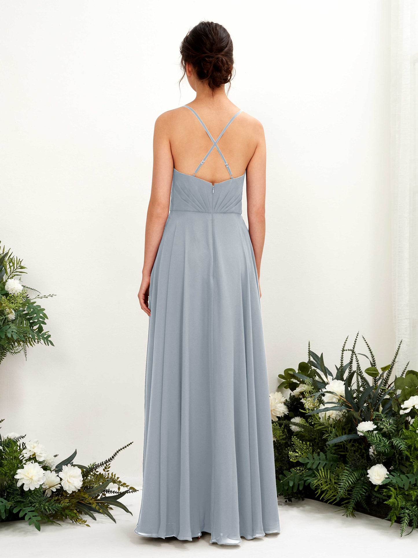 Naura Dusty Blue-Upgrade Sleeveless Maxi Dress