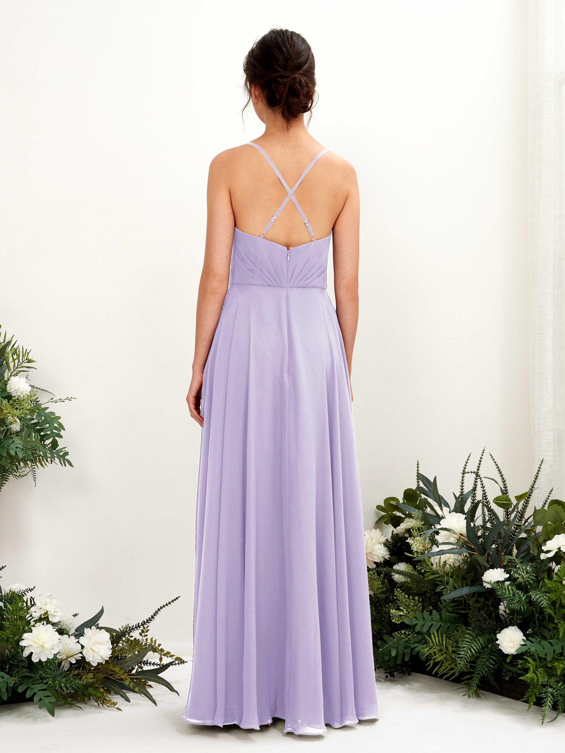 Naura Lilac Sleeveless Maxi Dress