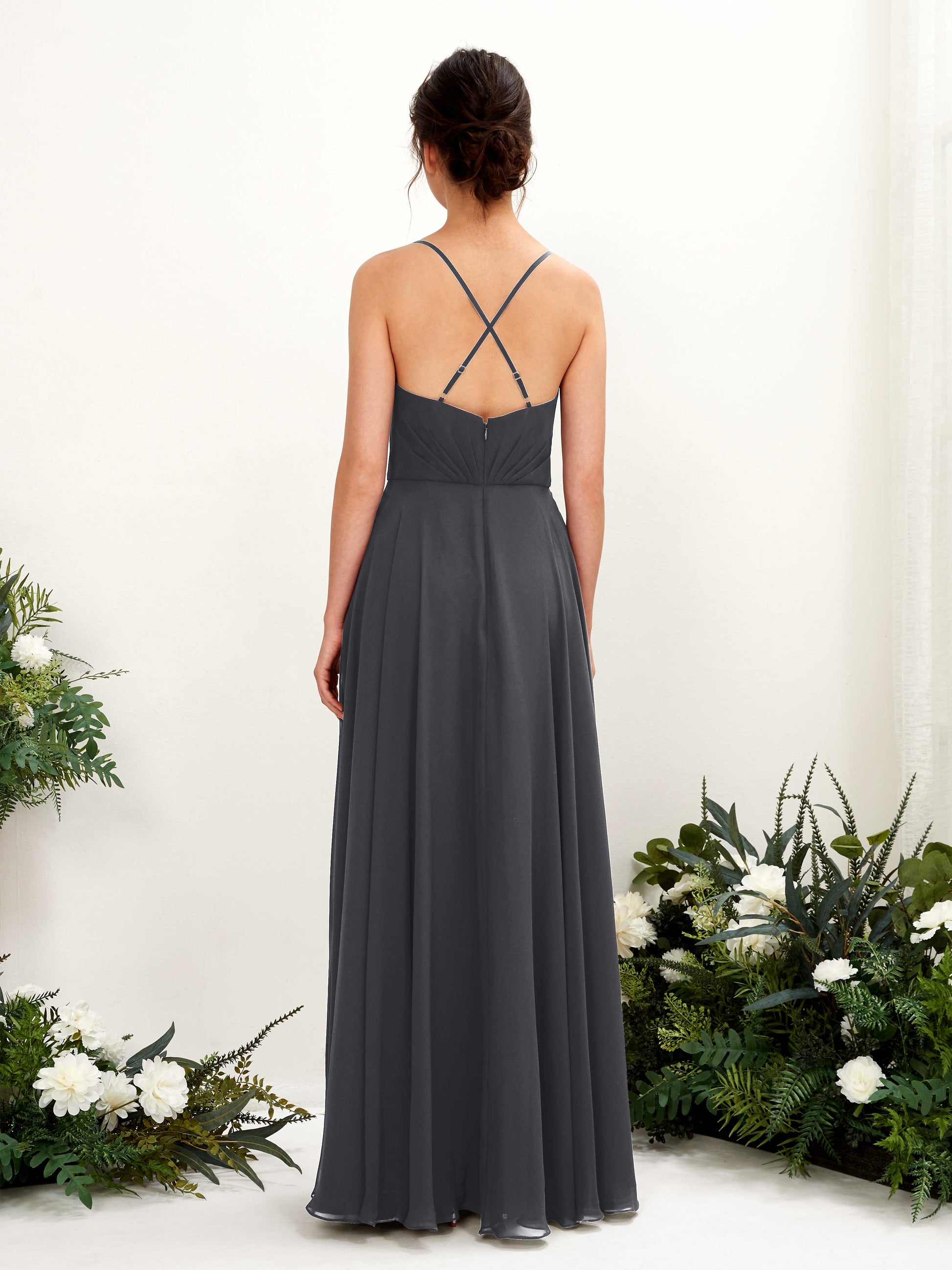 Naura Pewter Sleeveless Maxi Dress