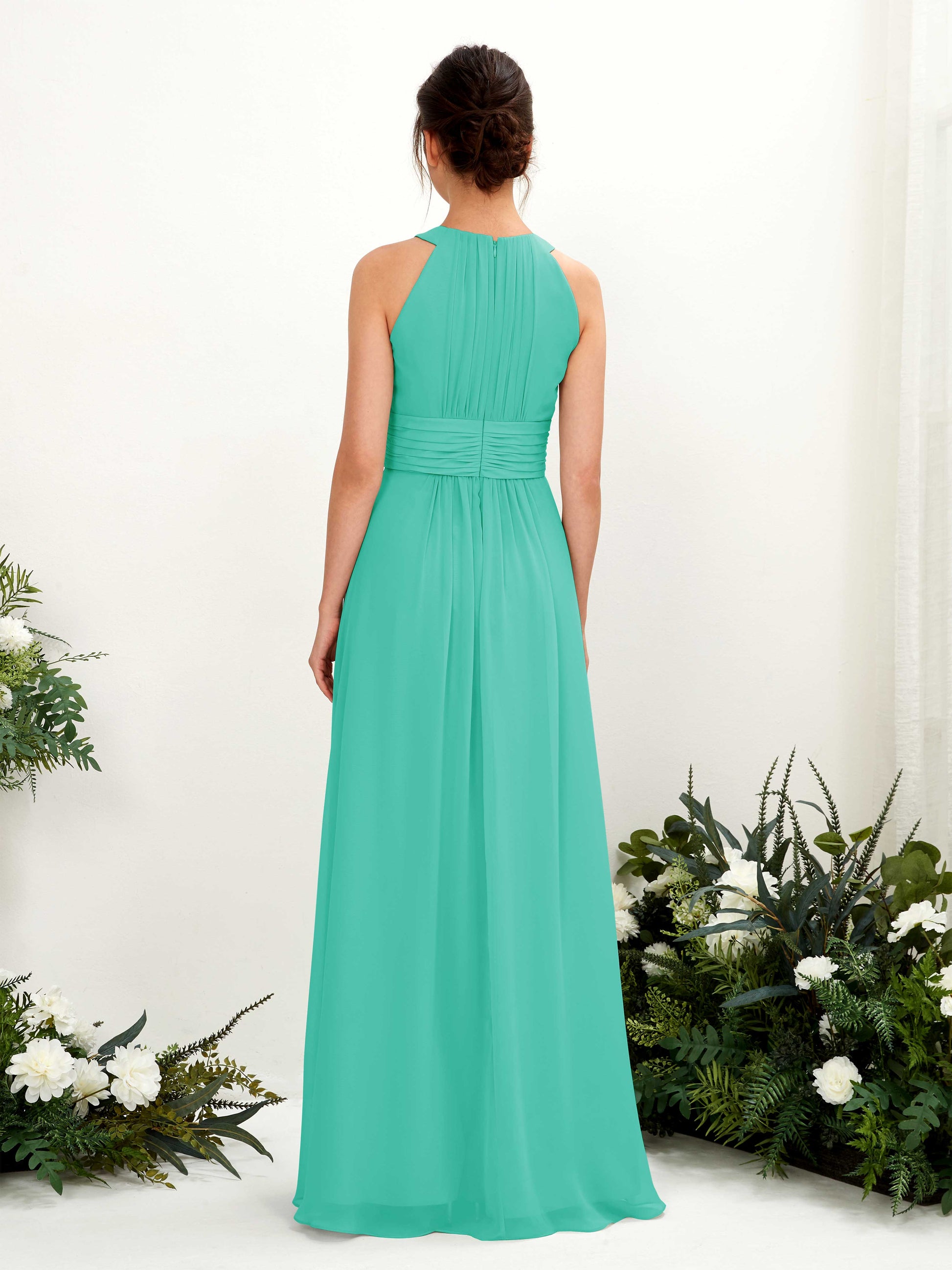 Noelle Tiffany Halter Maxi Dress